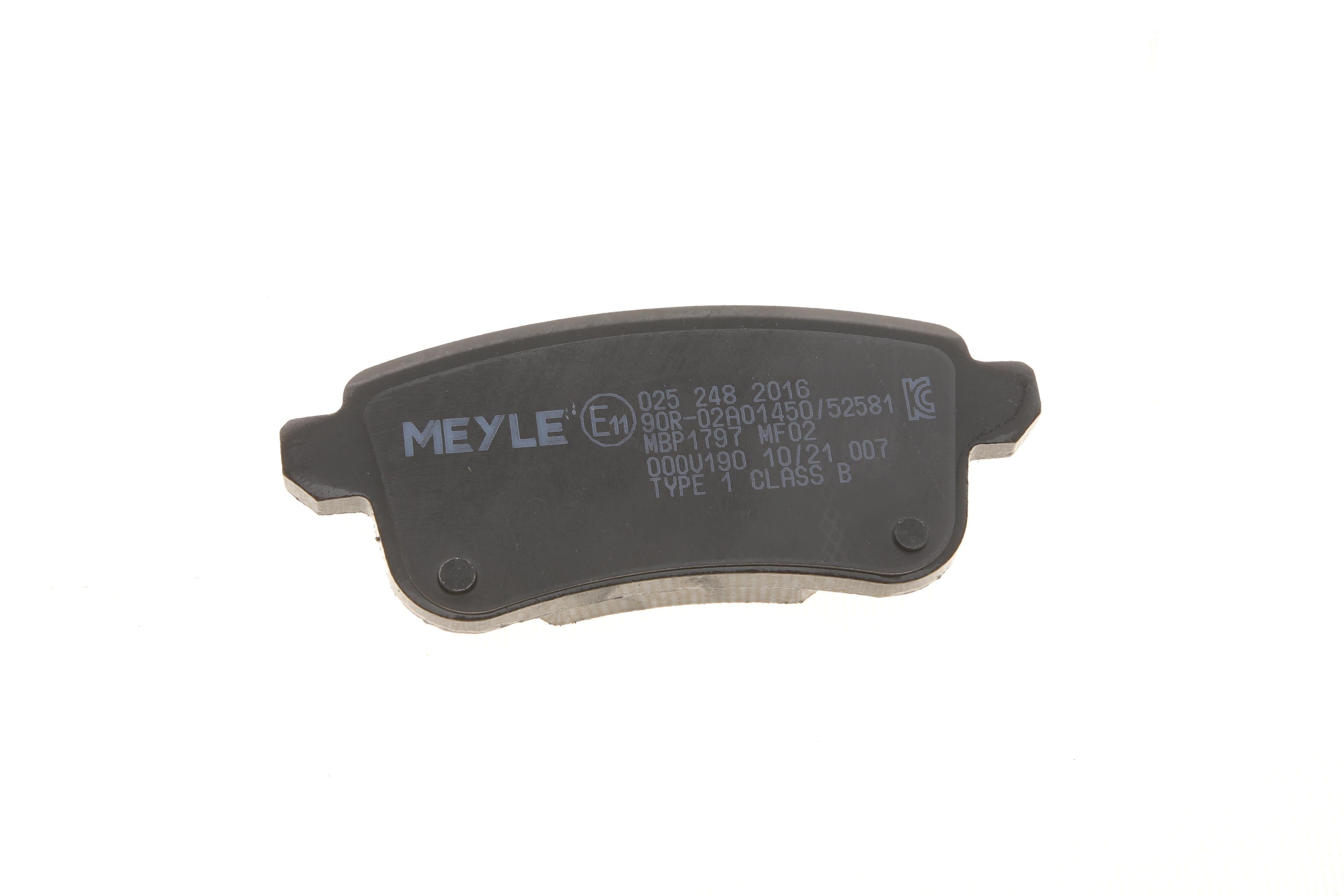 Колодки гальмівні (задні) Renault Megane IV/Scenic IV/Grand Scenic IV/Espace/Talisman 16-