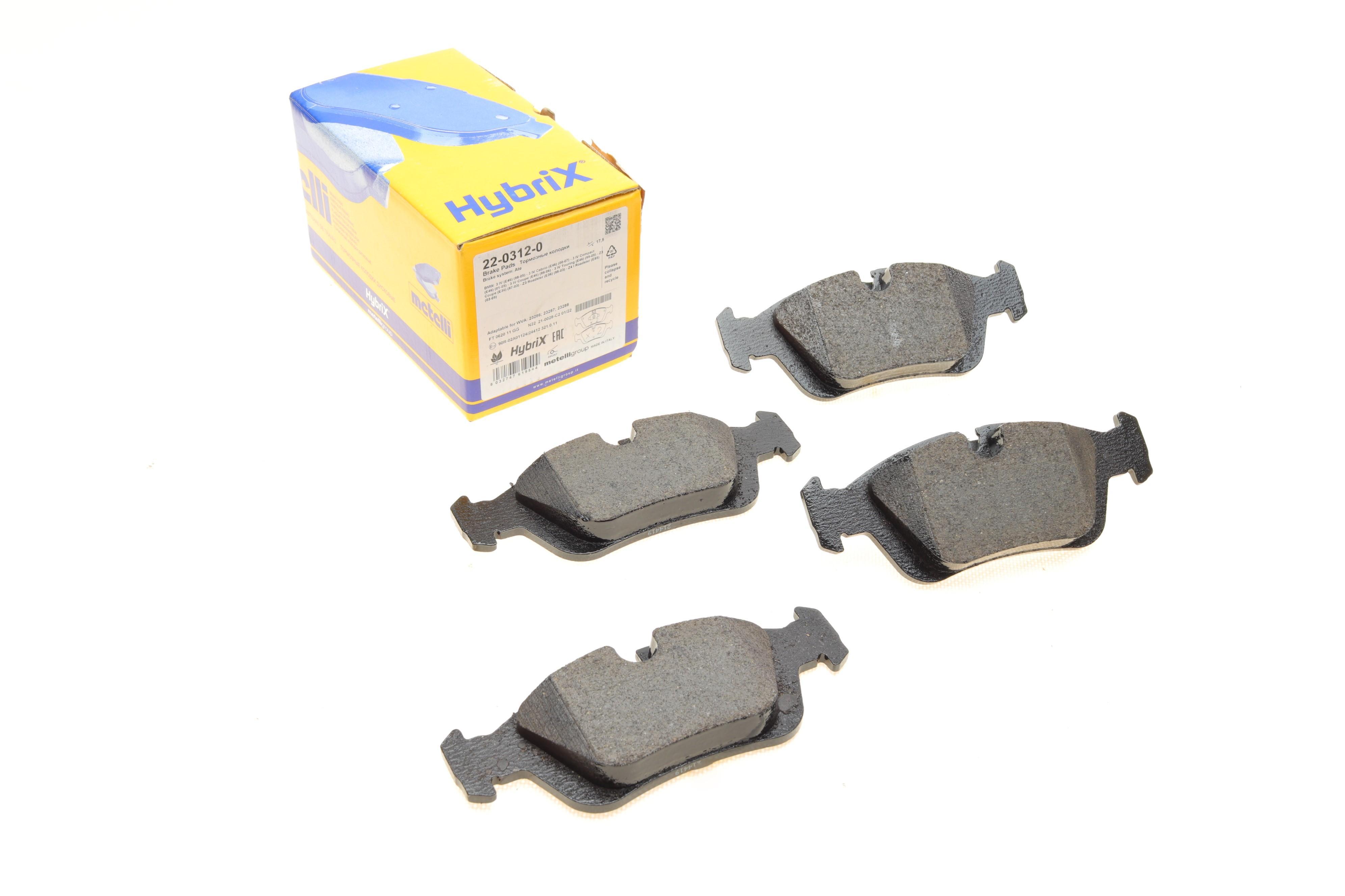 Колодки гальмівні (передні) BMW 3 (E36/E46) 90-05