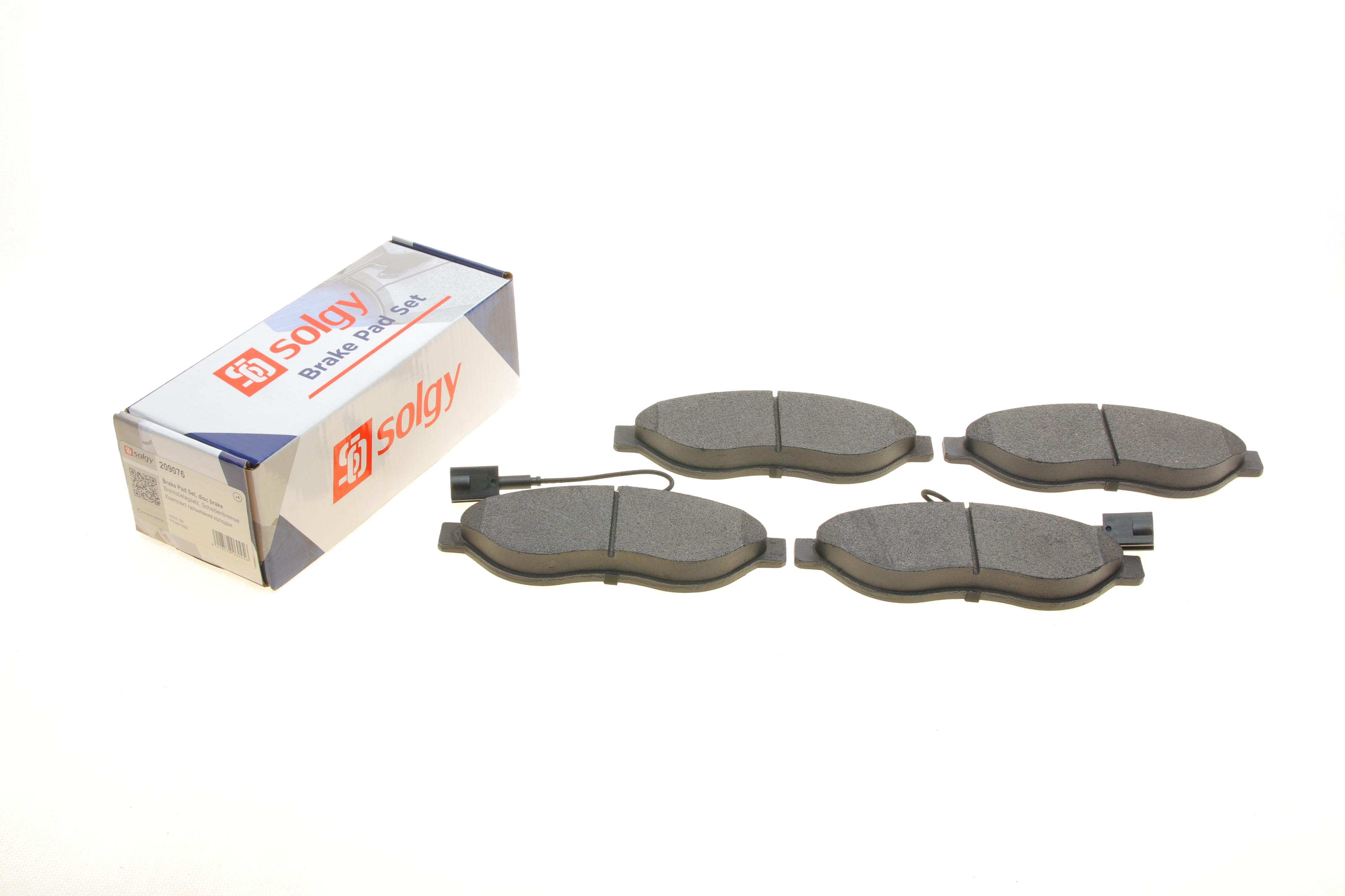 Колодки гальмівні (передні) Citroen Jumper/Fiat Ducato/Peugeot Boxer 06- (з датчиком)