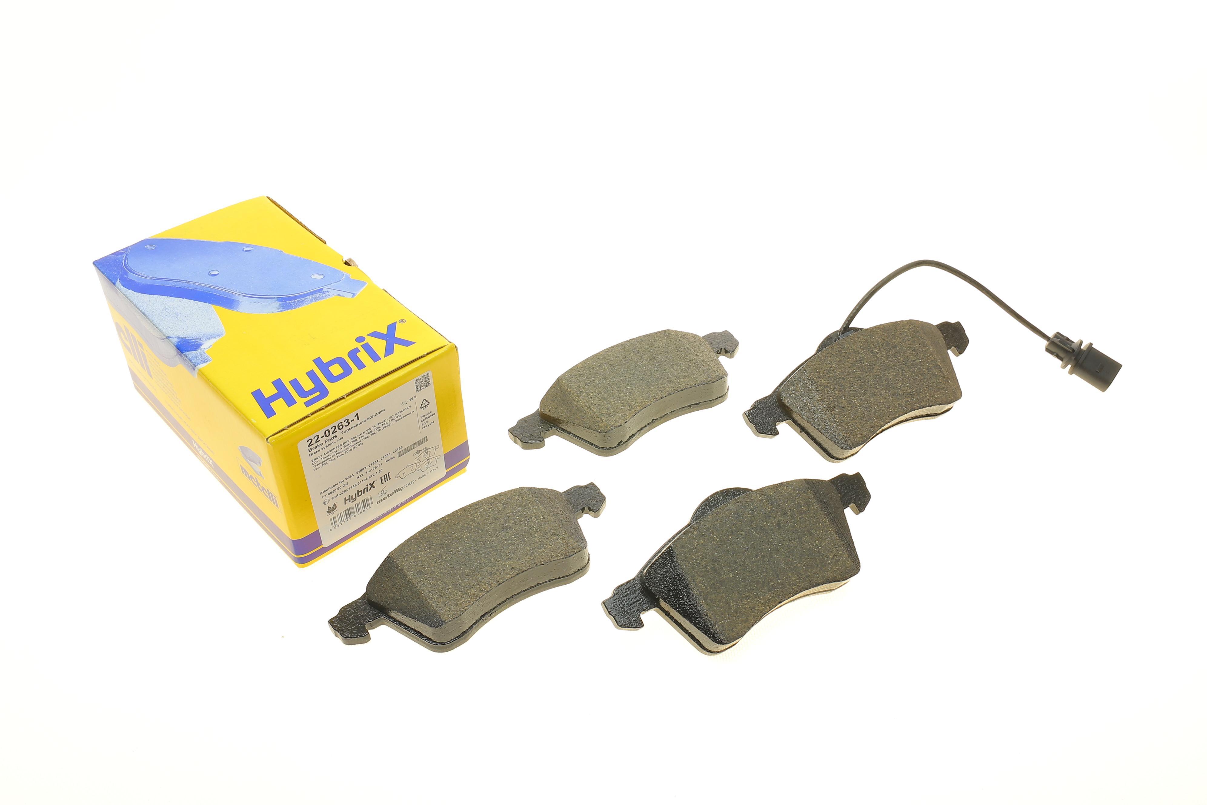 Колодки гальмівні (передні) VW T4 90-03 R15 (+датчик)