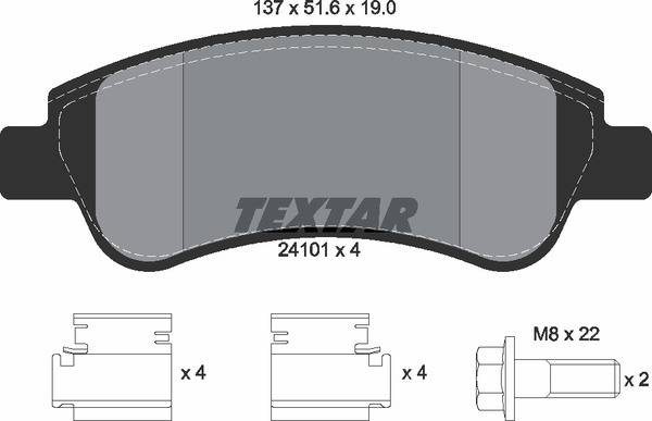Колодки гальмівні (передні) Citroen Berlingo 03- (Bosch) Q+