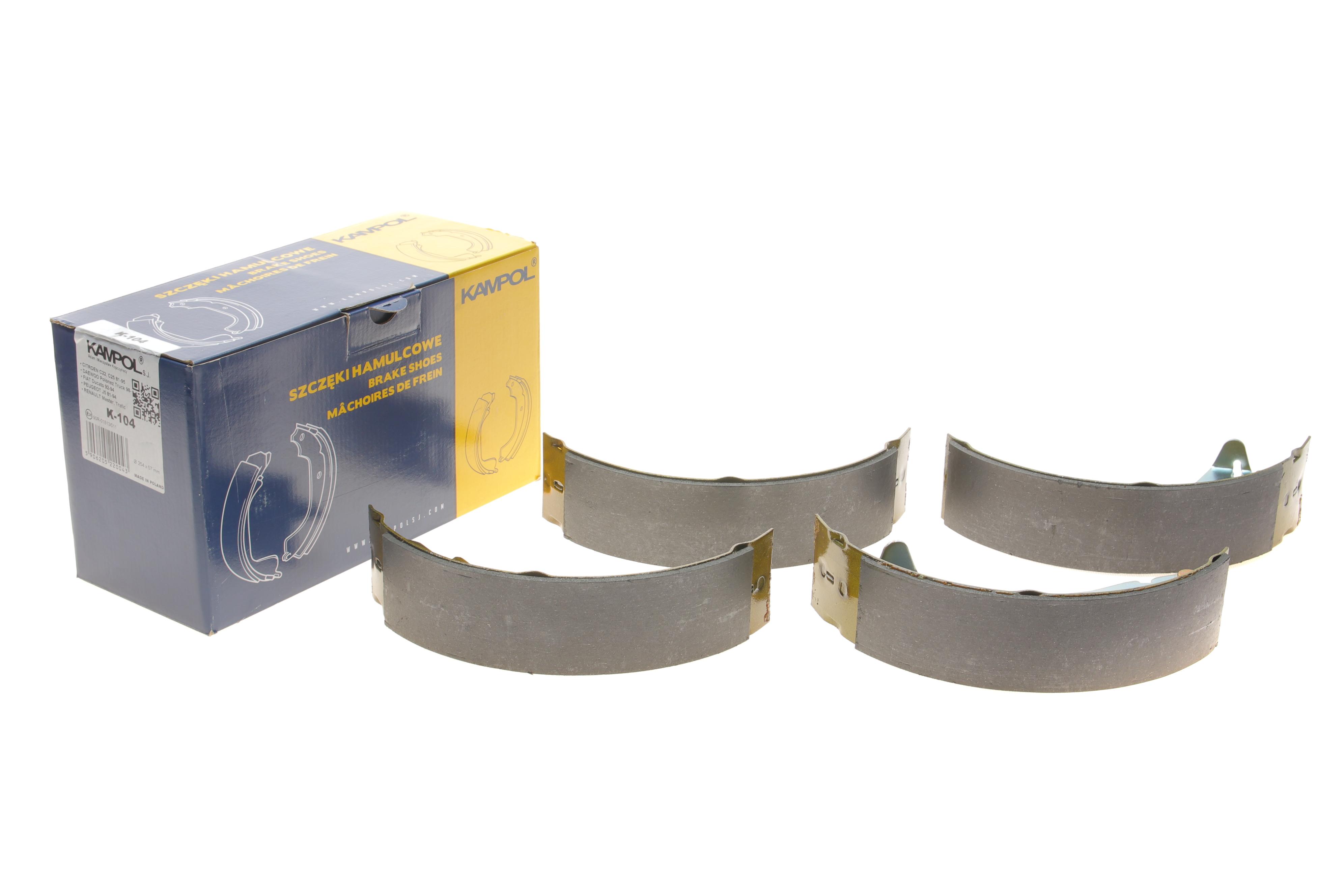 Колодки гальмівні (задні) Fiat Ducato 82-94 (барабанні) (254x57) (TRW)