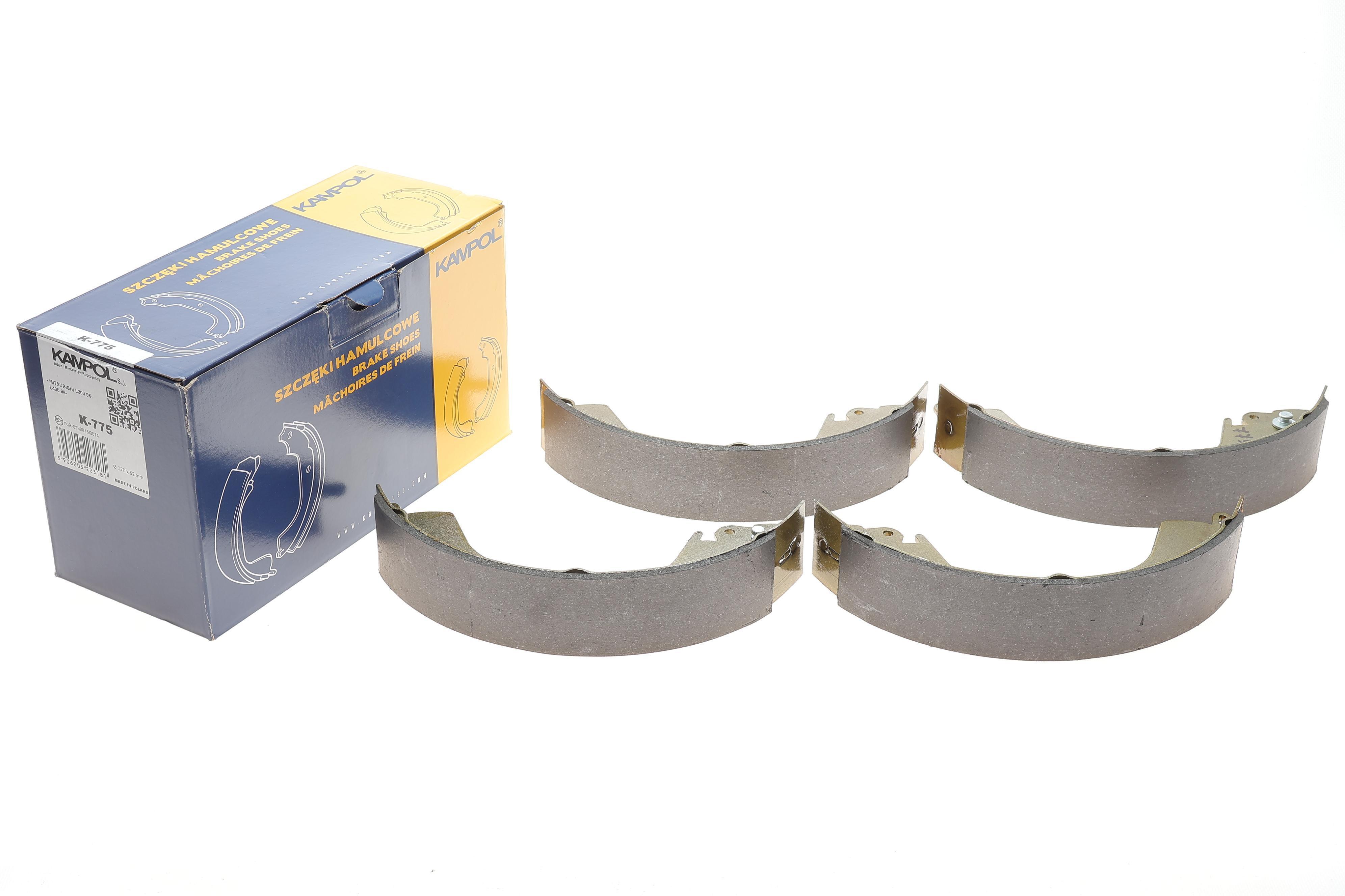 Колодки гальмівні (задні) Mitsubishi Colt/L200/L400 96- (барабанні) (270x52)