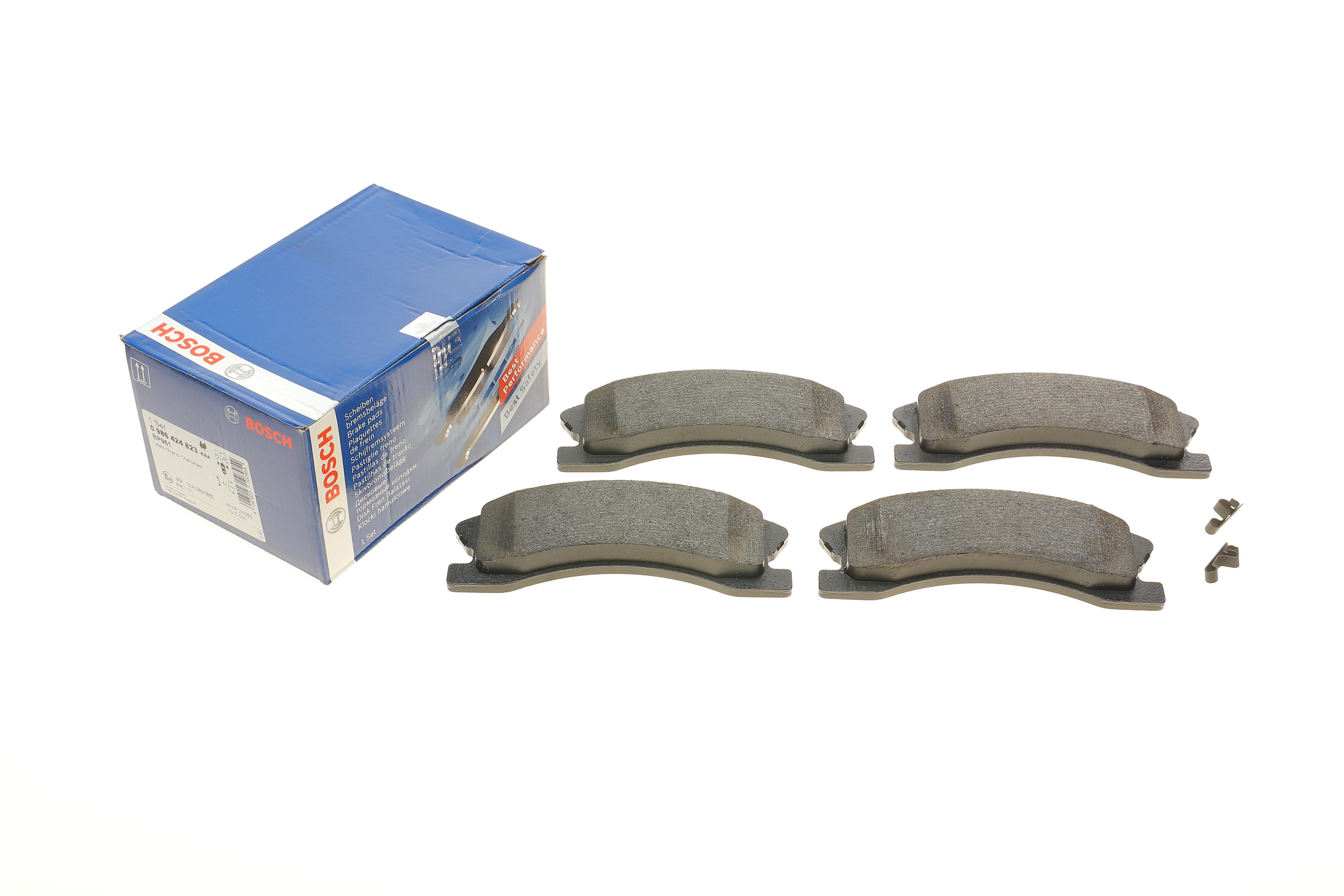 Колодки гальмівні (передні) Jeep Grand Cherokee II 99-05