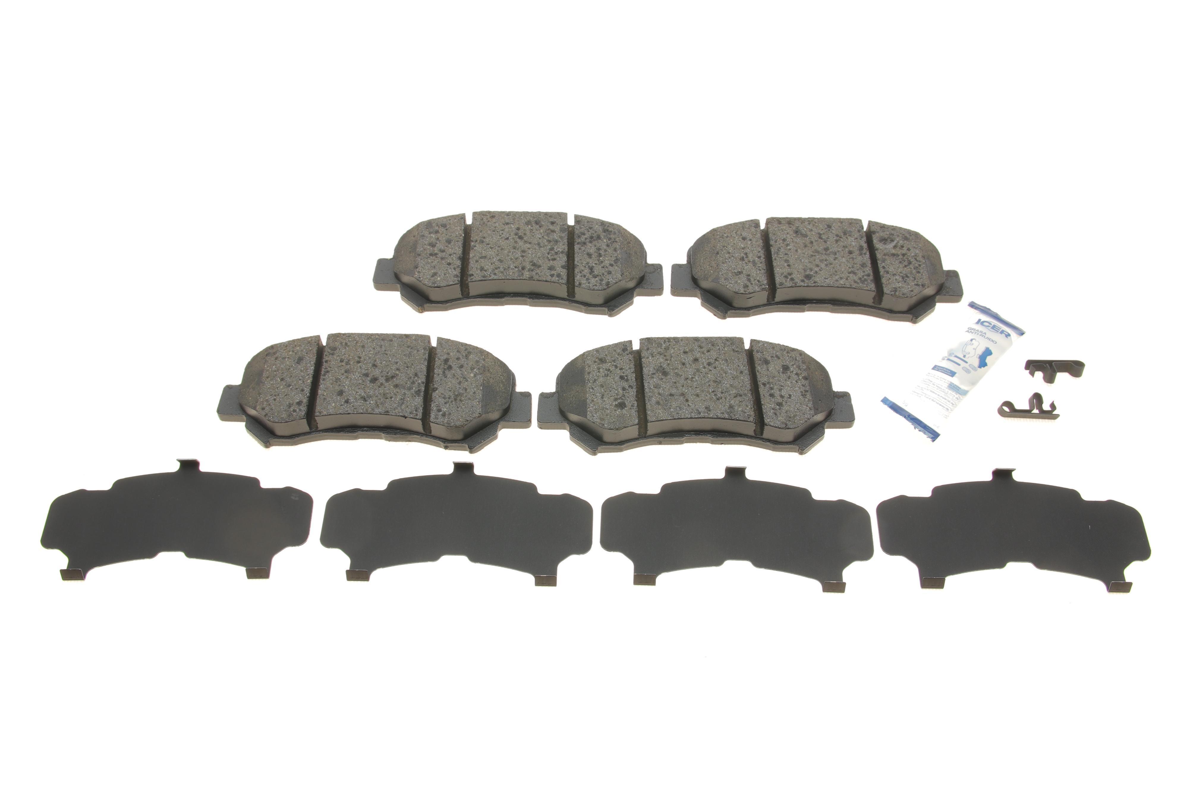 Колодки гальмівні (передні) Nissan Rogue/Qashqai/X-Trail/Teana 07-13/Juke/Suzuki Kizashi 10-