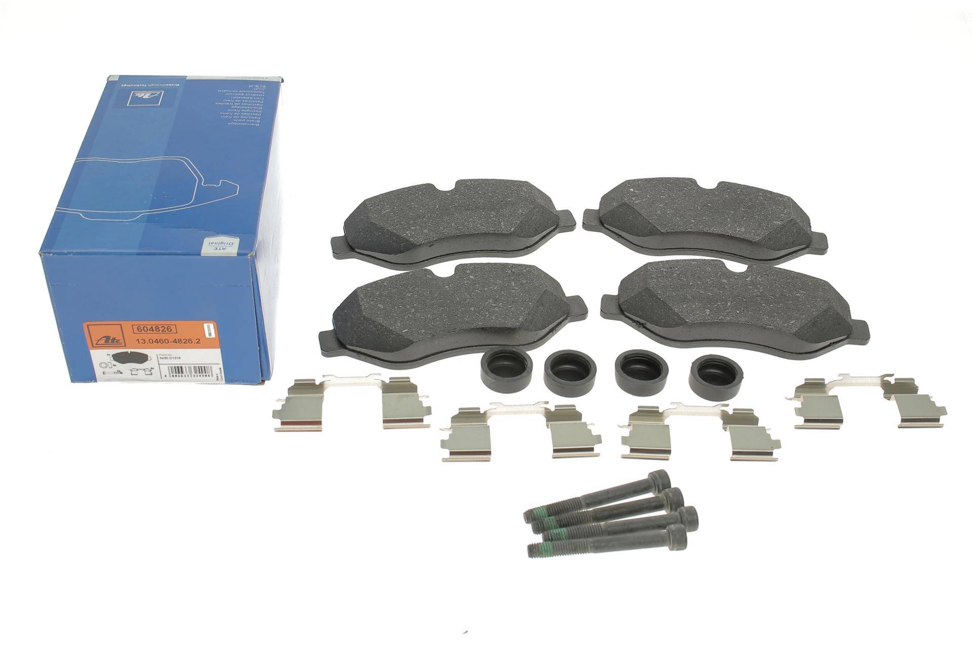 Колодки гальмівні (передні) MB Sprinter (906) /Vito (W639) (Brembo)