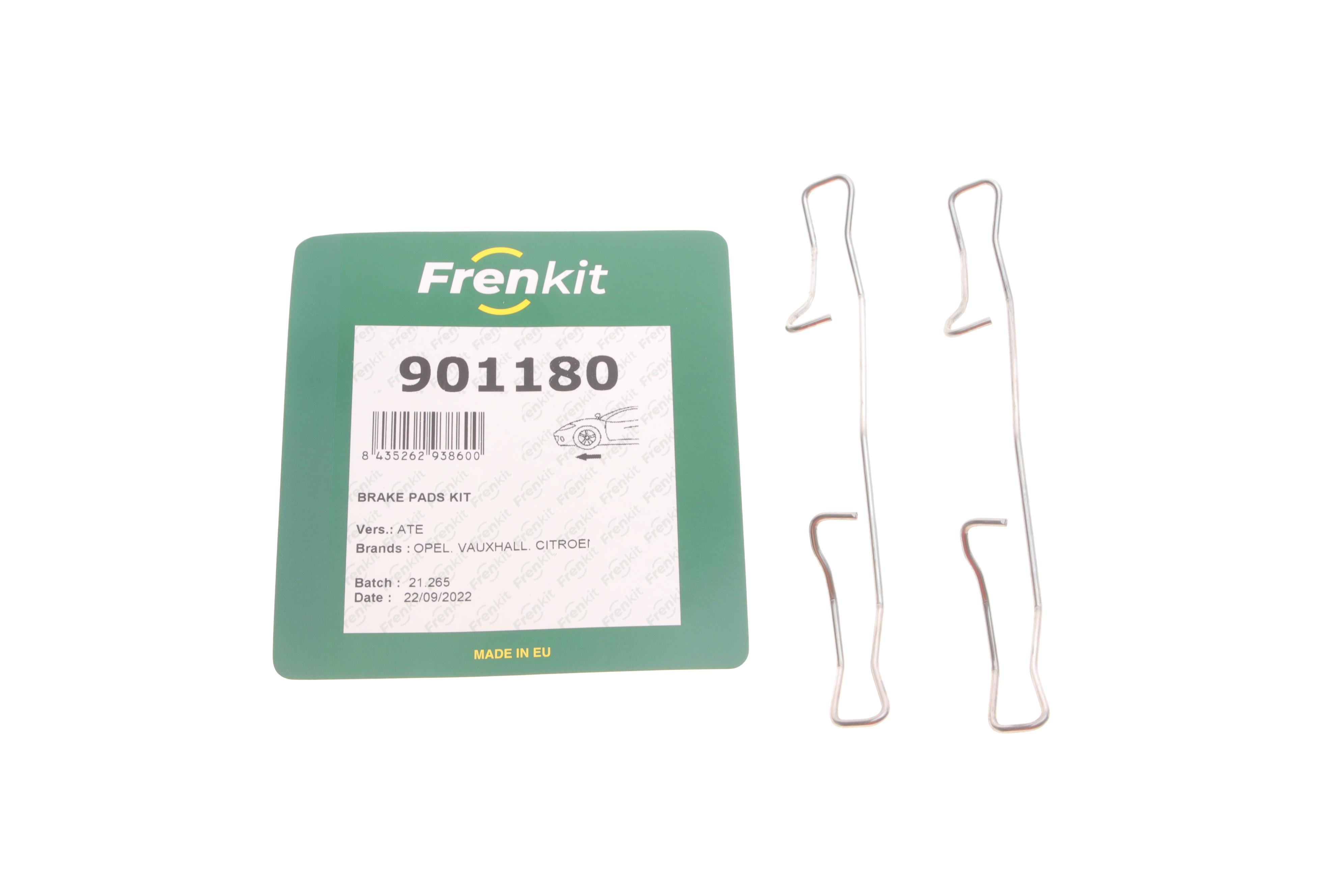 Планка супорта (переднього) прижимна (к-кт) Citroen Berlingo/Peugeot Partner 1.6 HDi 01- (Ate)