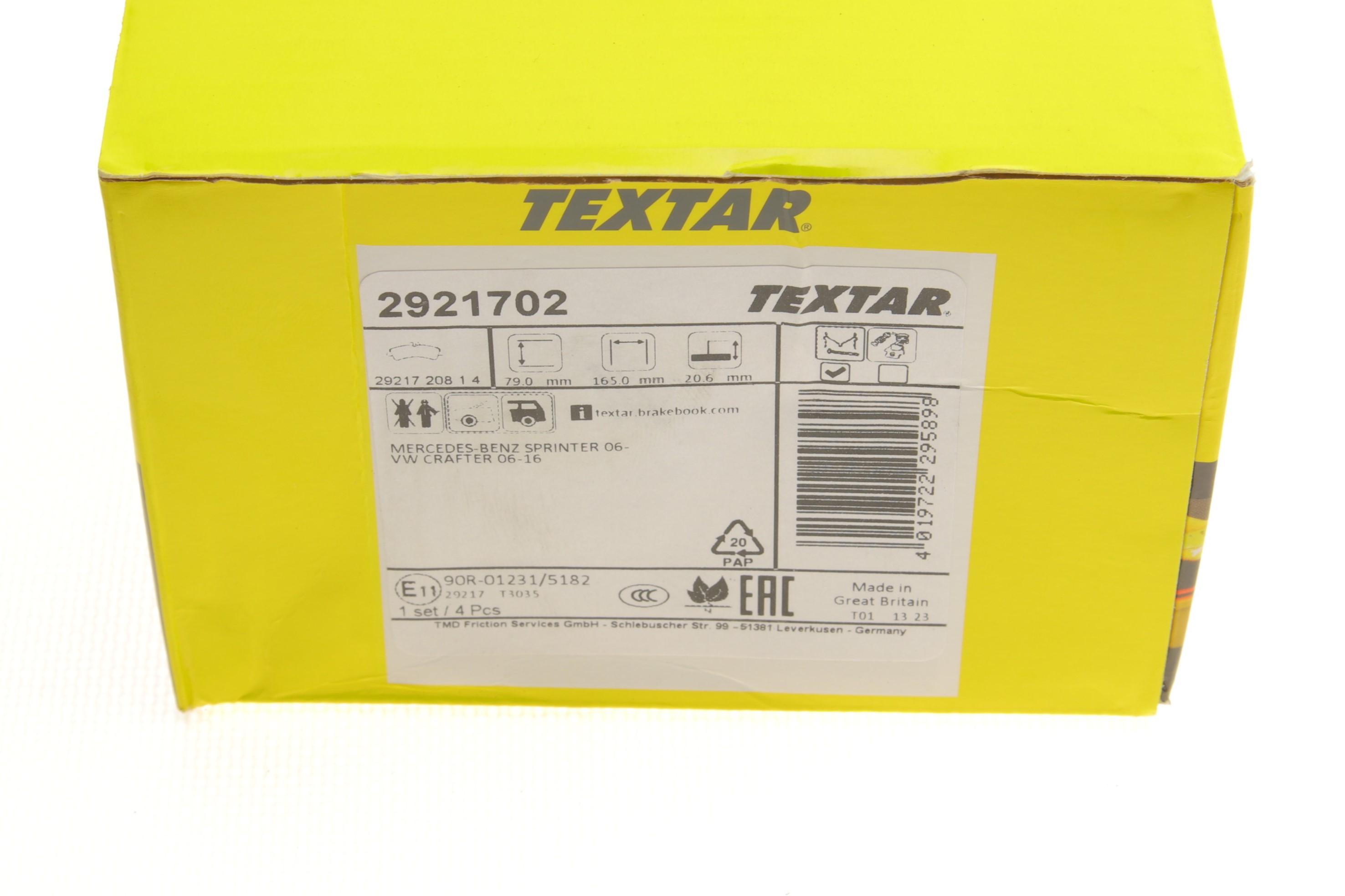 Колодки гальмівні (задні) MB Sprinter 509-519 CDI/VW Crafter 50 06- (спарка) (Bosch) Q+