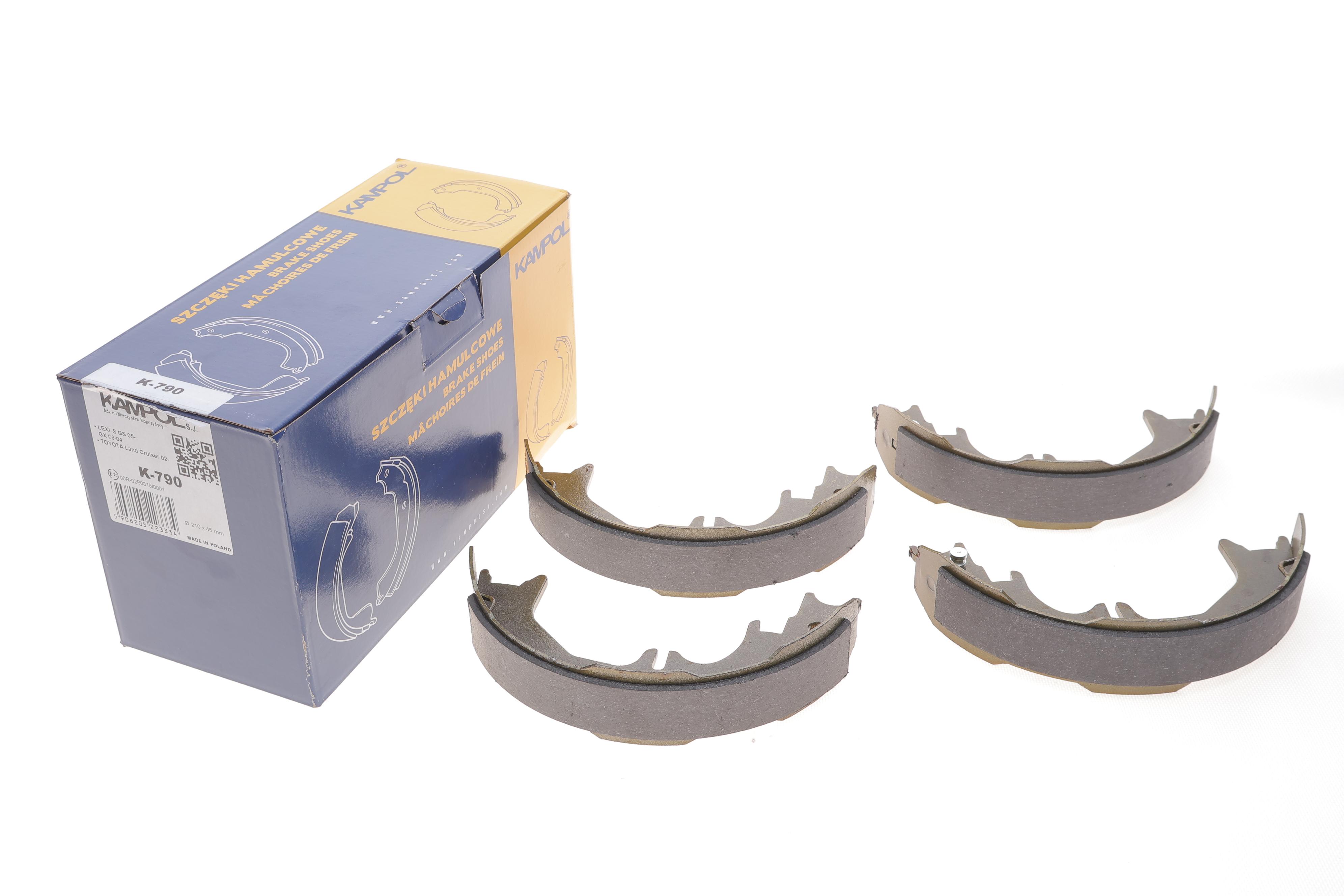 Колодки ручника Toyota Land Cruiser 95- (210x46)