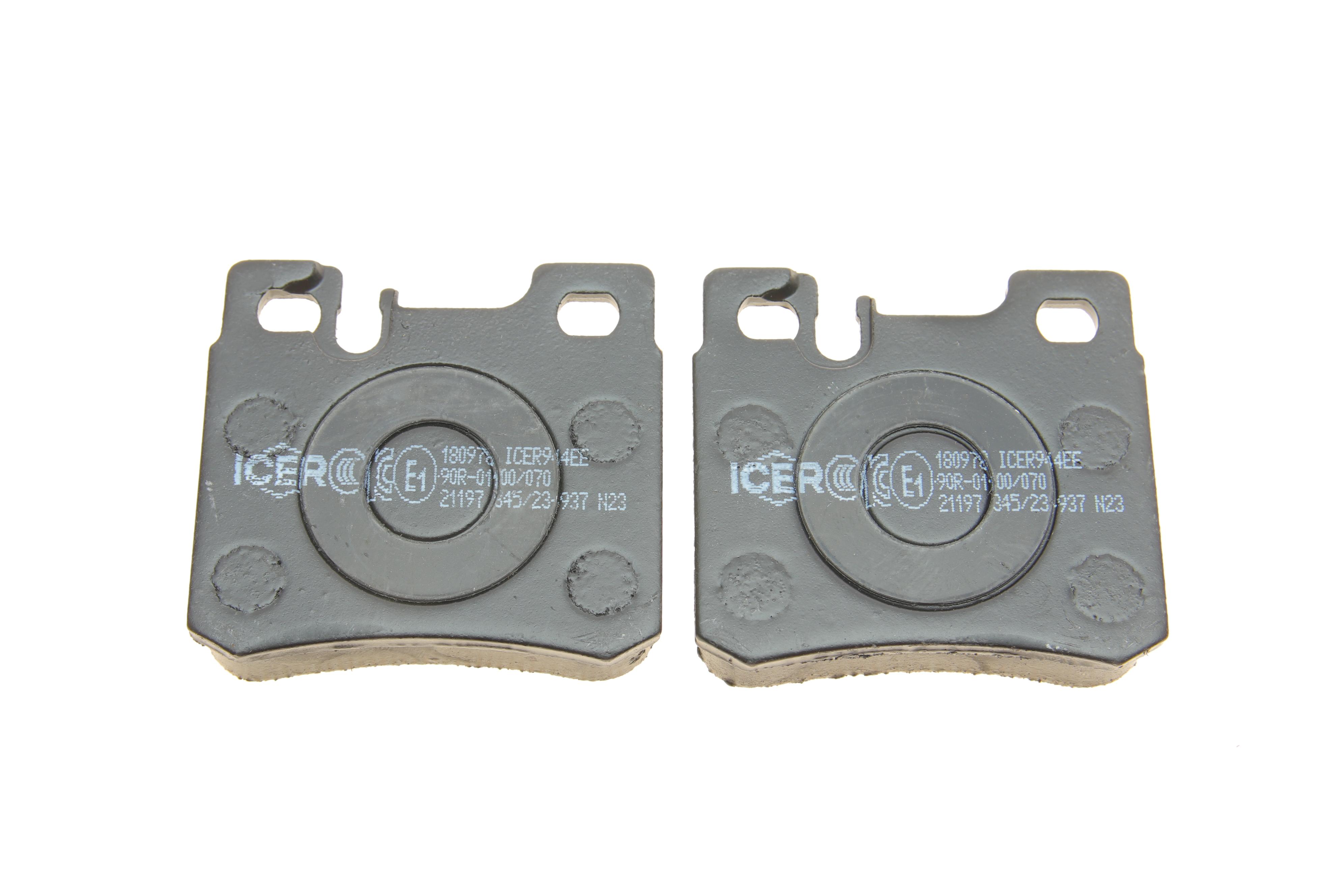 Колодки гальмівні (задні) MB C-class (W202/S202)/E-class (W124/S124/W210)/SL-class (R129) 93-02