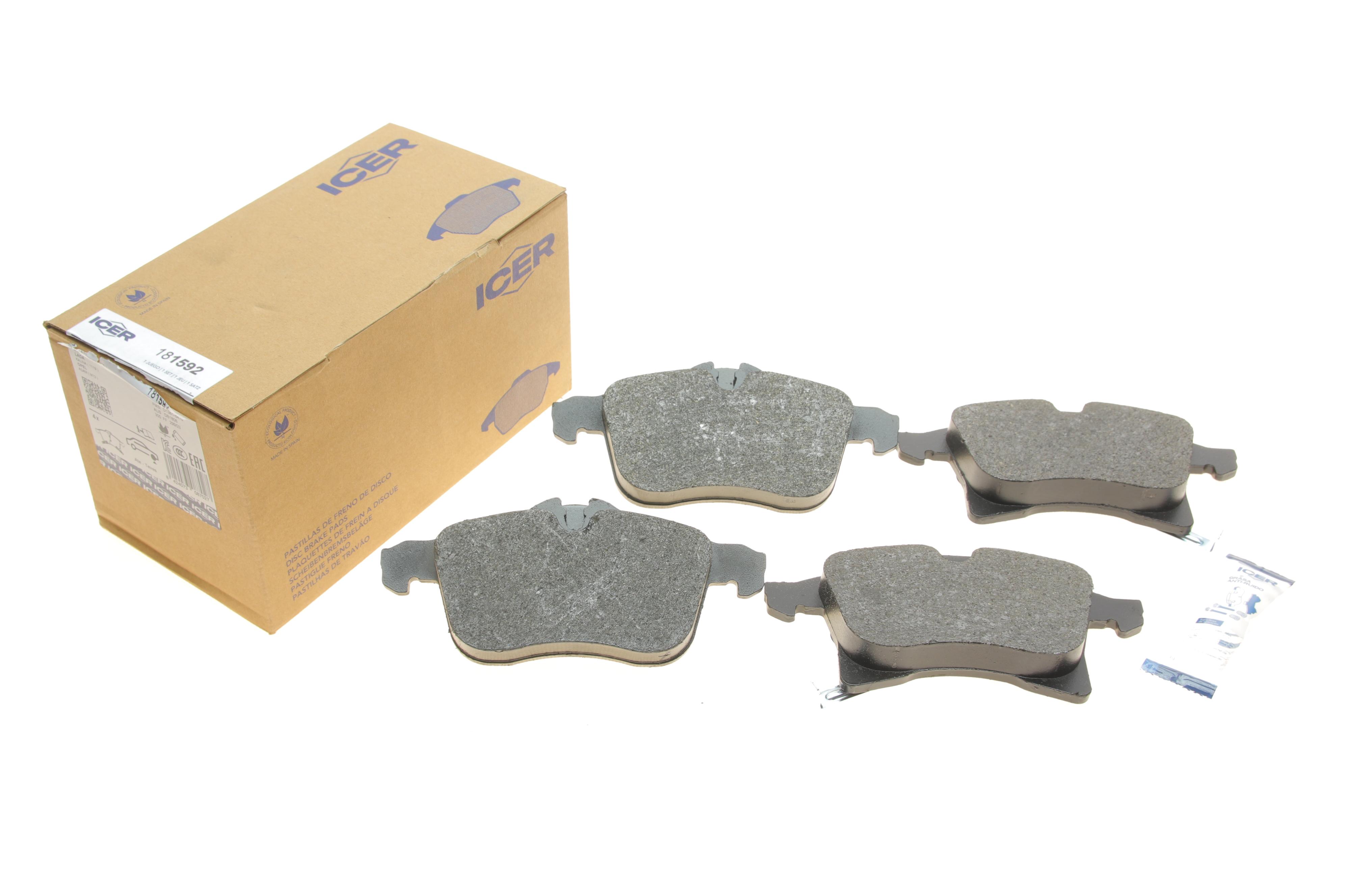 Колодки гальмівні (передні) Opel Astra H/Corsa C/D/E/Meriva A/B 04-/Combo/Zafira A/B 01- (+датчик)