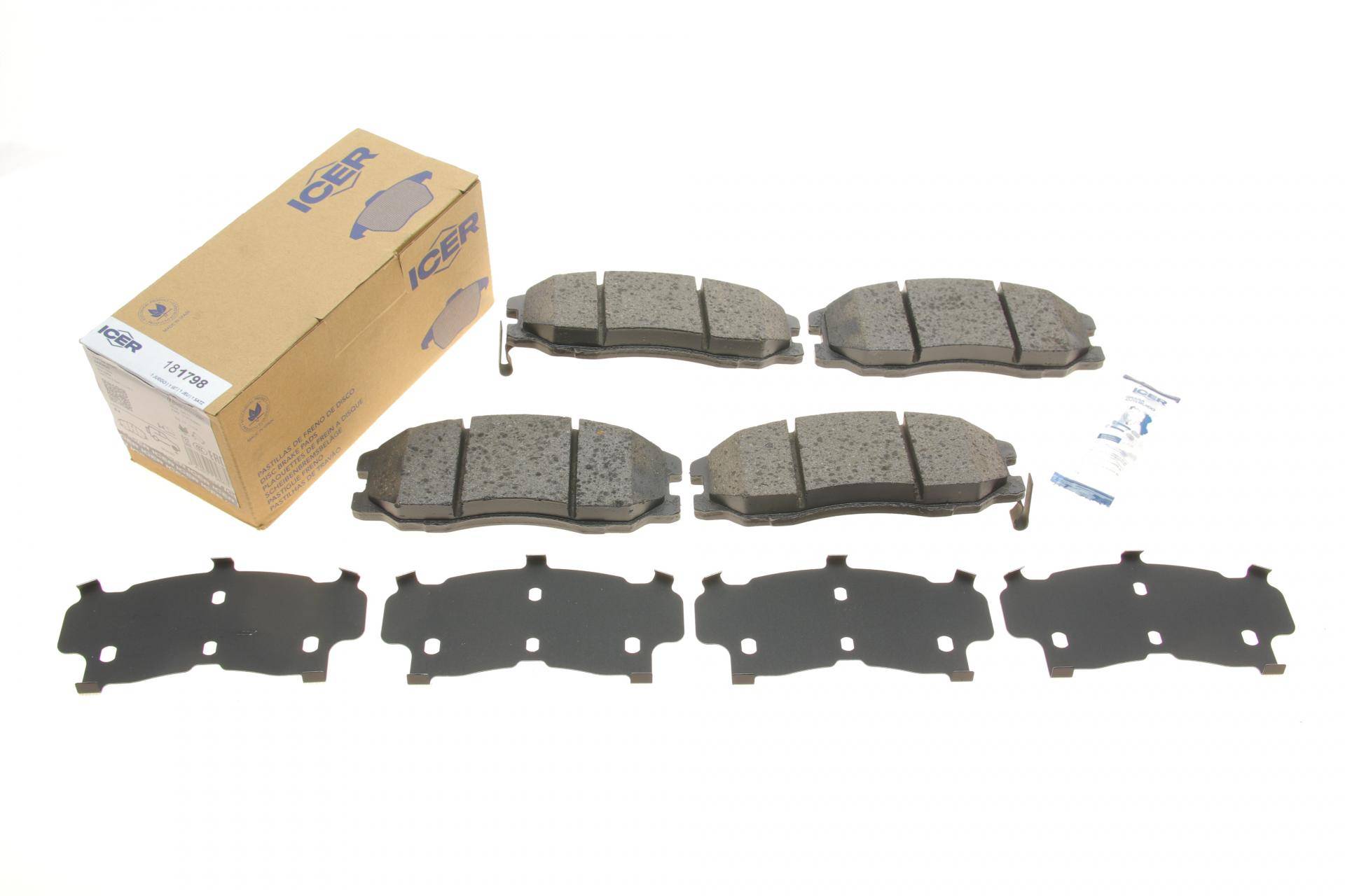 Колодки гальмівні (передні) Chevrolet Captiva/Opel Antara A 06-