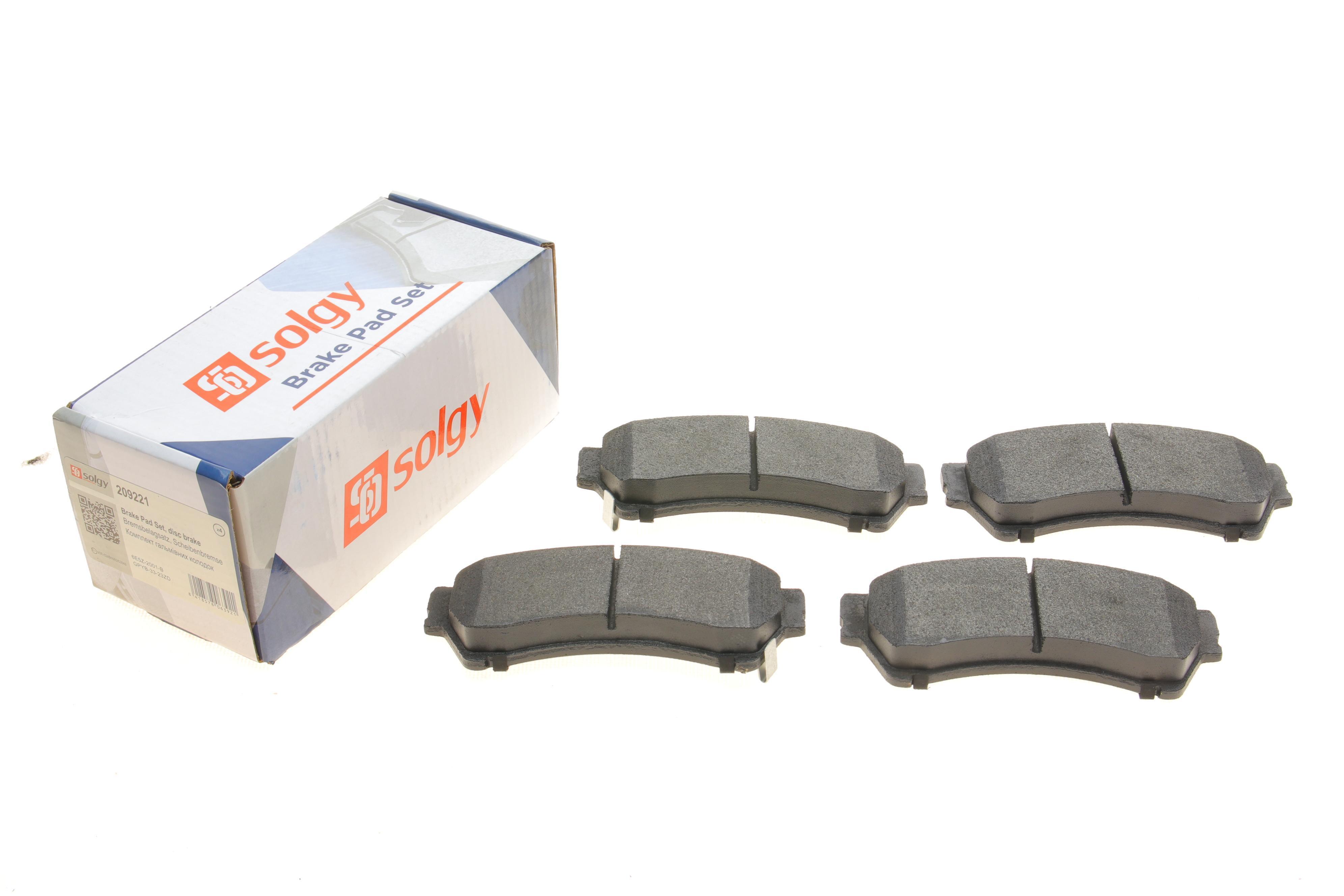 Колодки гальмівні (передні) Ford Fusion/Ford USA Fusion 06-/Mazda 6 02-13