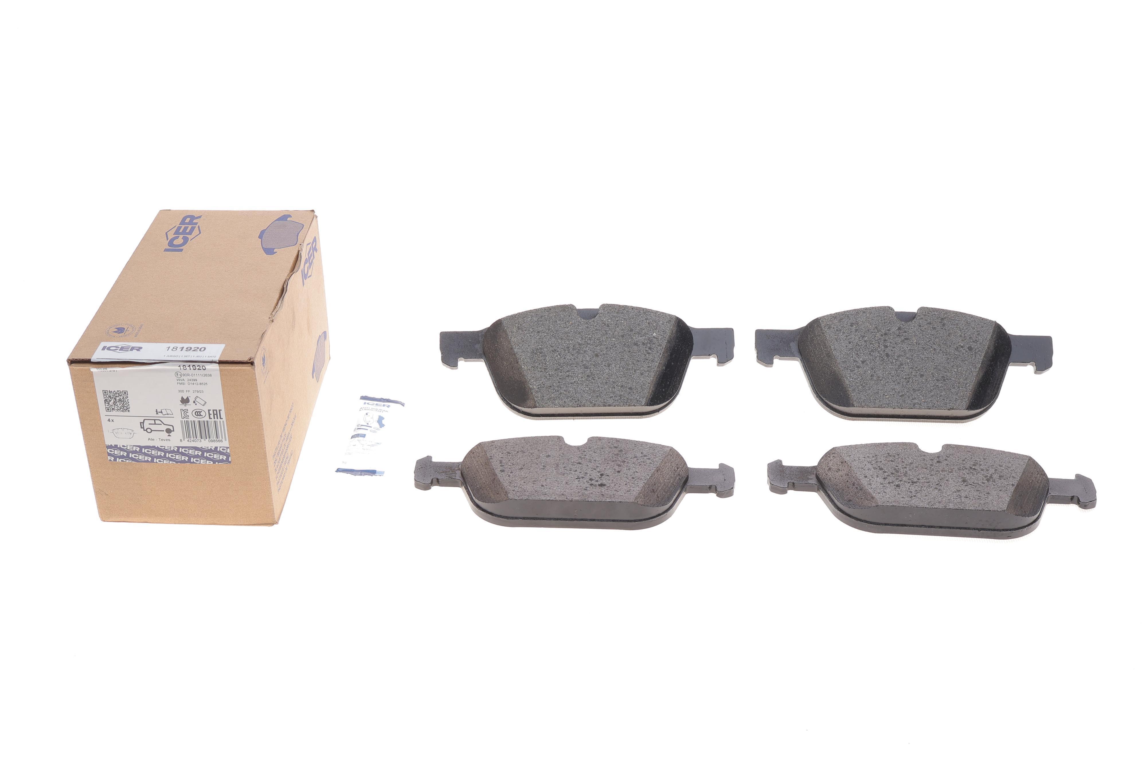 Колодки гальмівні (передні) Volvo XC60 08-17/XC90 02-14