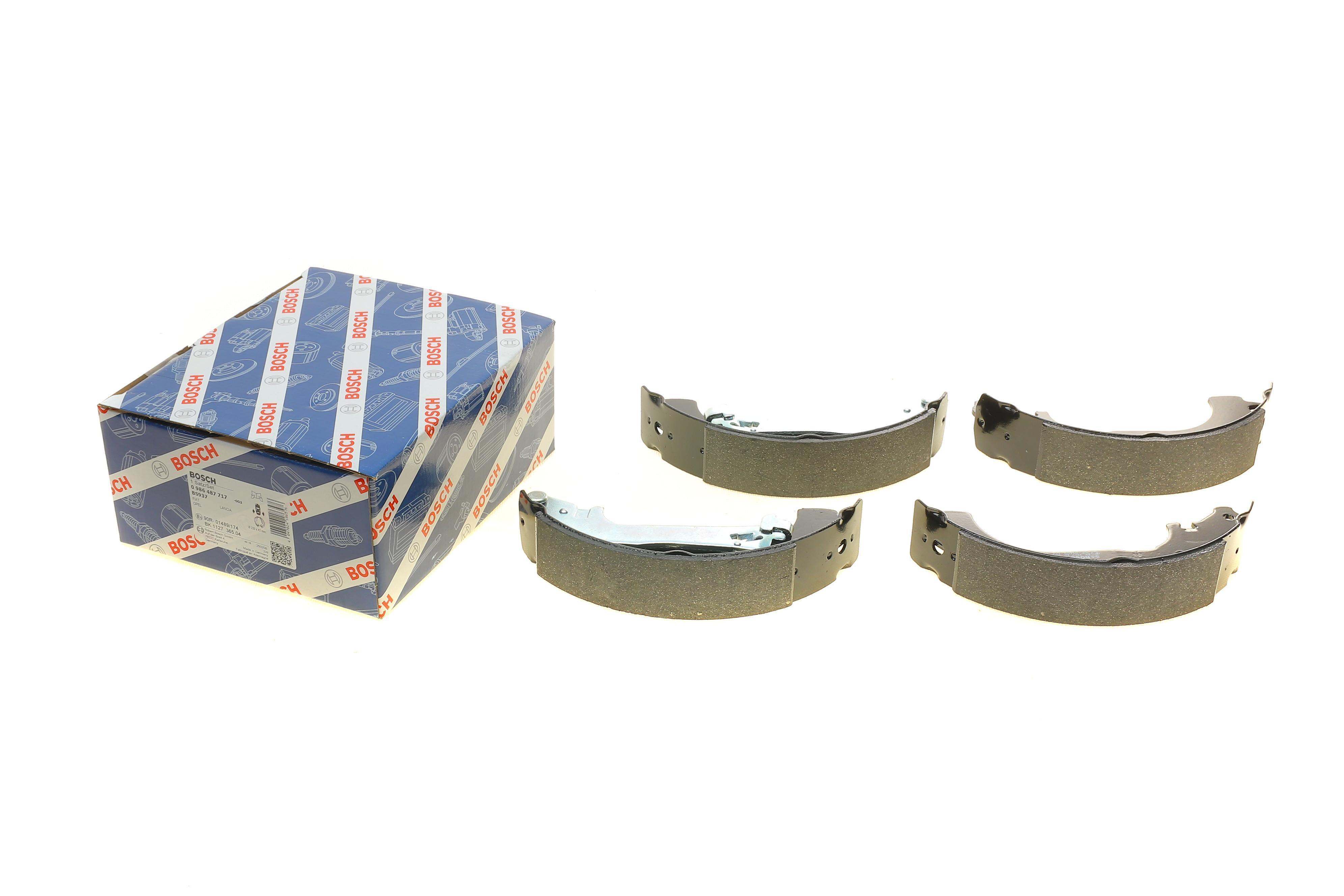 Колодки гальмівні (задні) Fiat Doblo/Opel Combo 10- (барабанні) (228,6x42)