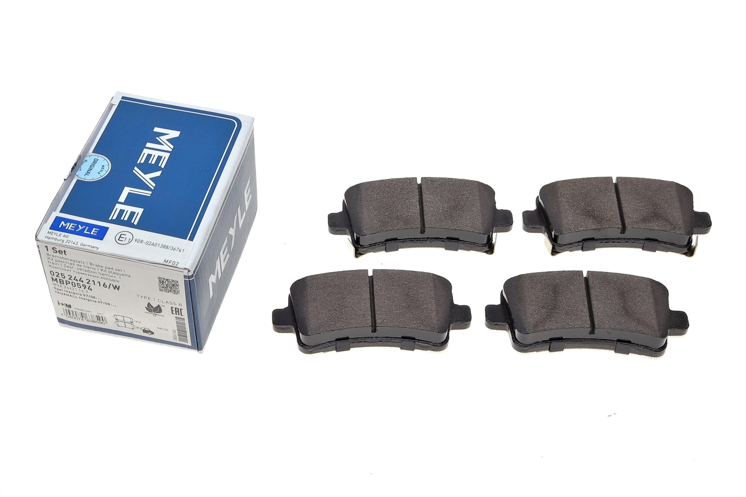 Колодки гальмівні (задні) Opel Insignia 08-