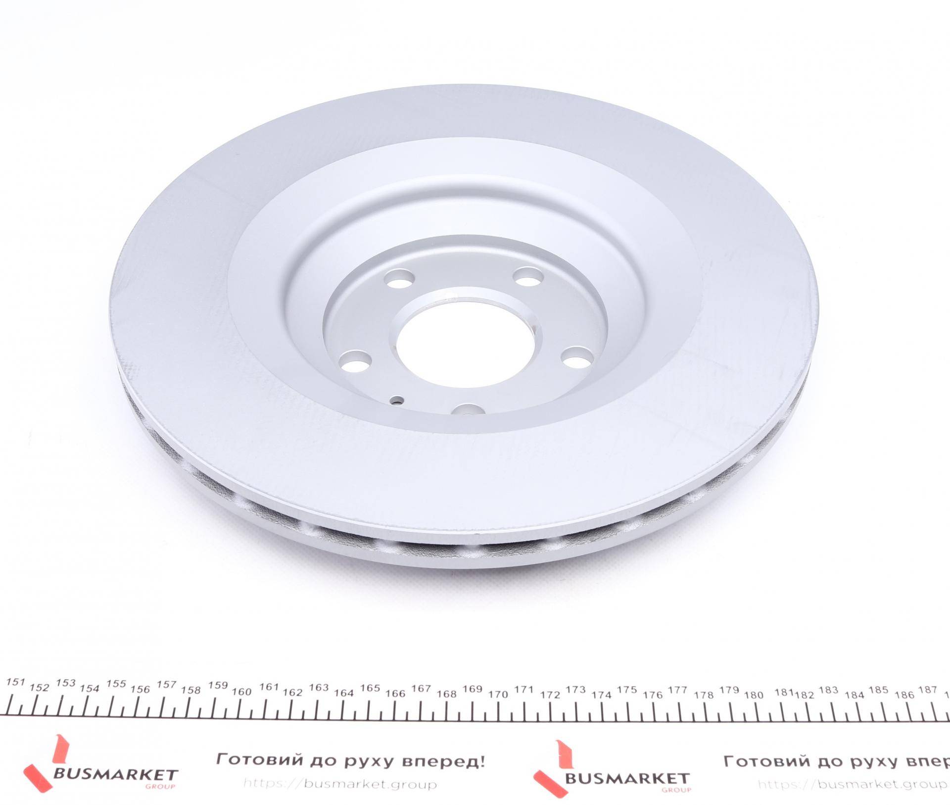 Диск гальмівний (задній) Audi A6 04-11 (330х22) (з покриттям) (вентильований)