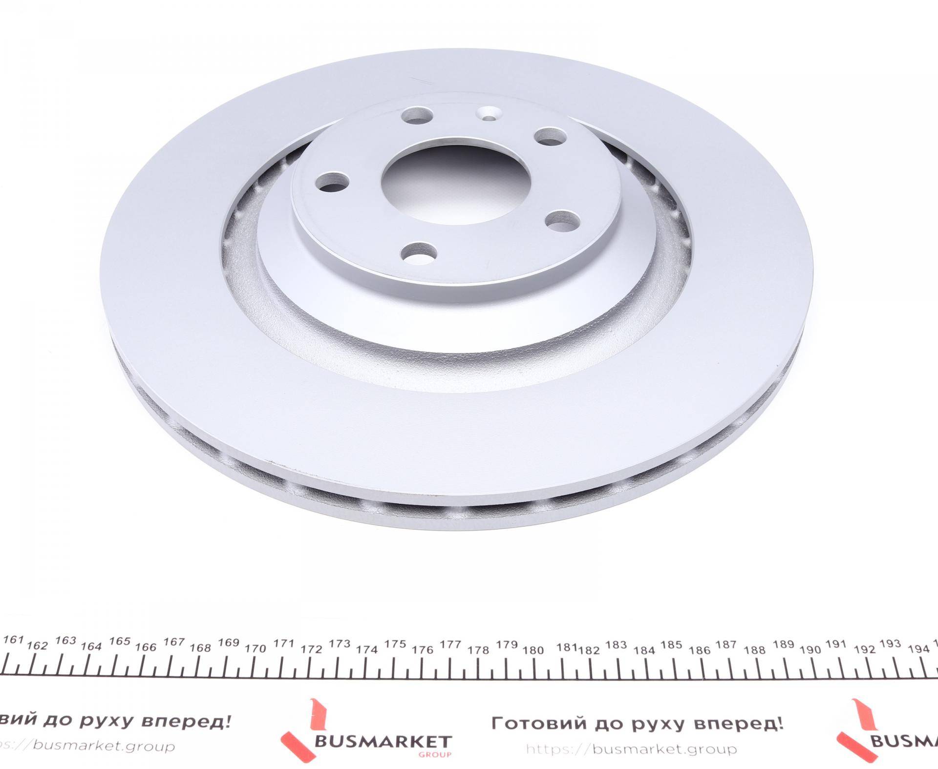Диск гальмівний (задній) Audi A6 04-11 (330х22) (з покриттям) (вентильований)