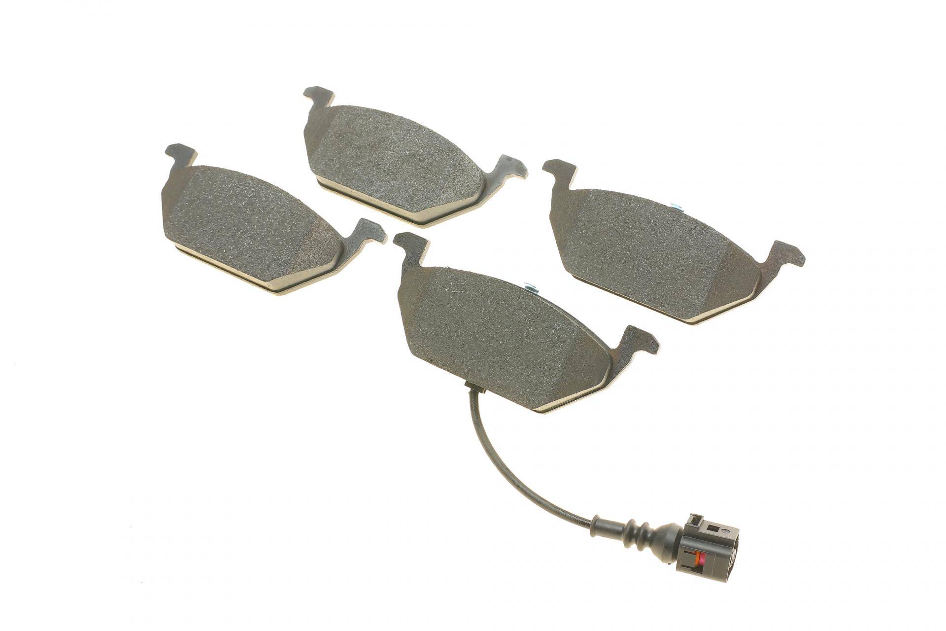 Колодки гальмівні (передні) Audi A3/Skoda Fabia/Octavia 96-13/VW Caddy 04-15/Golf 97- (+датчик)