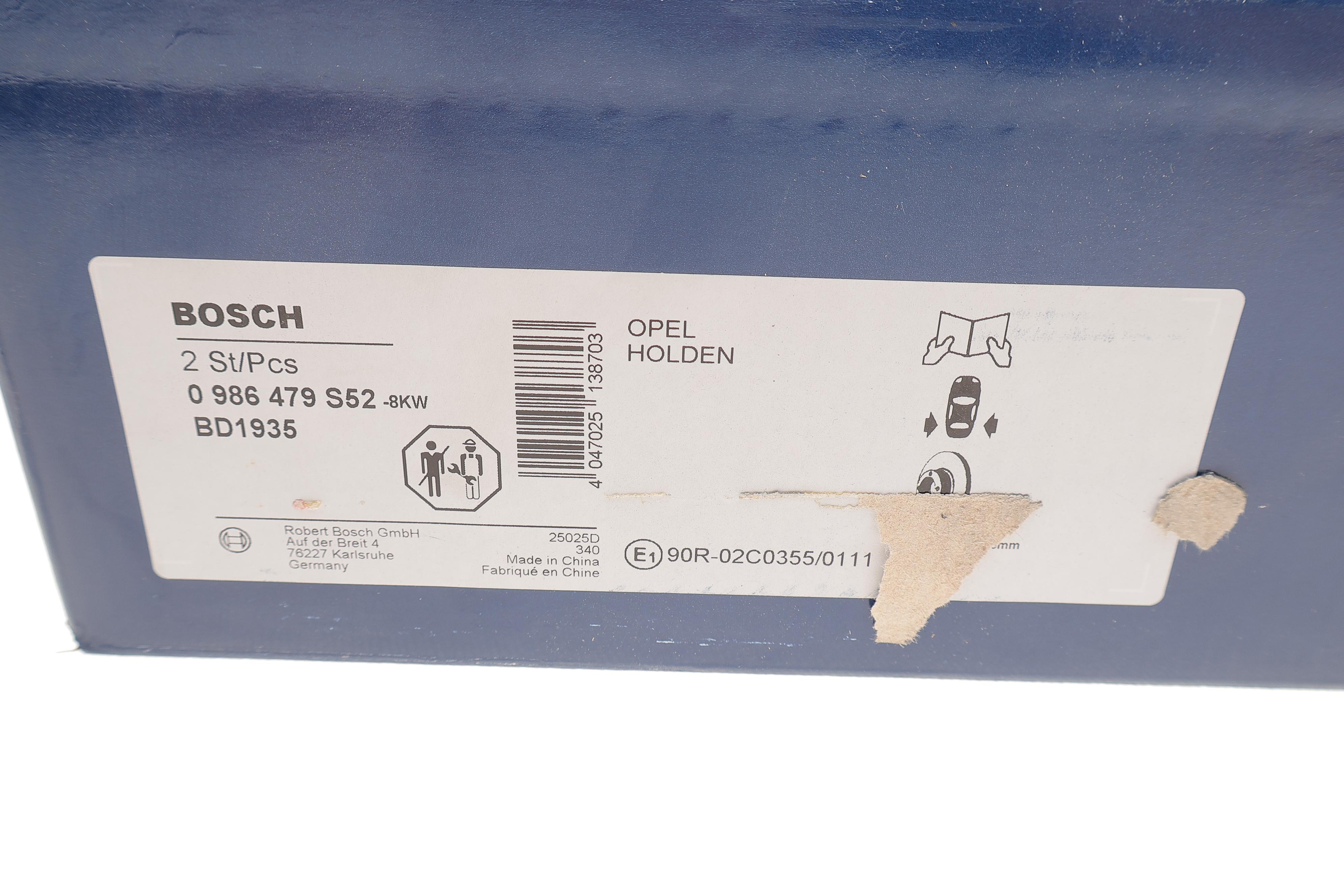 Диск гальмівний (задній) Opel Astra G/H 98-/Meriva A 03- (239.8x10)