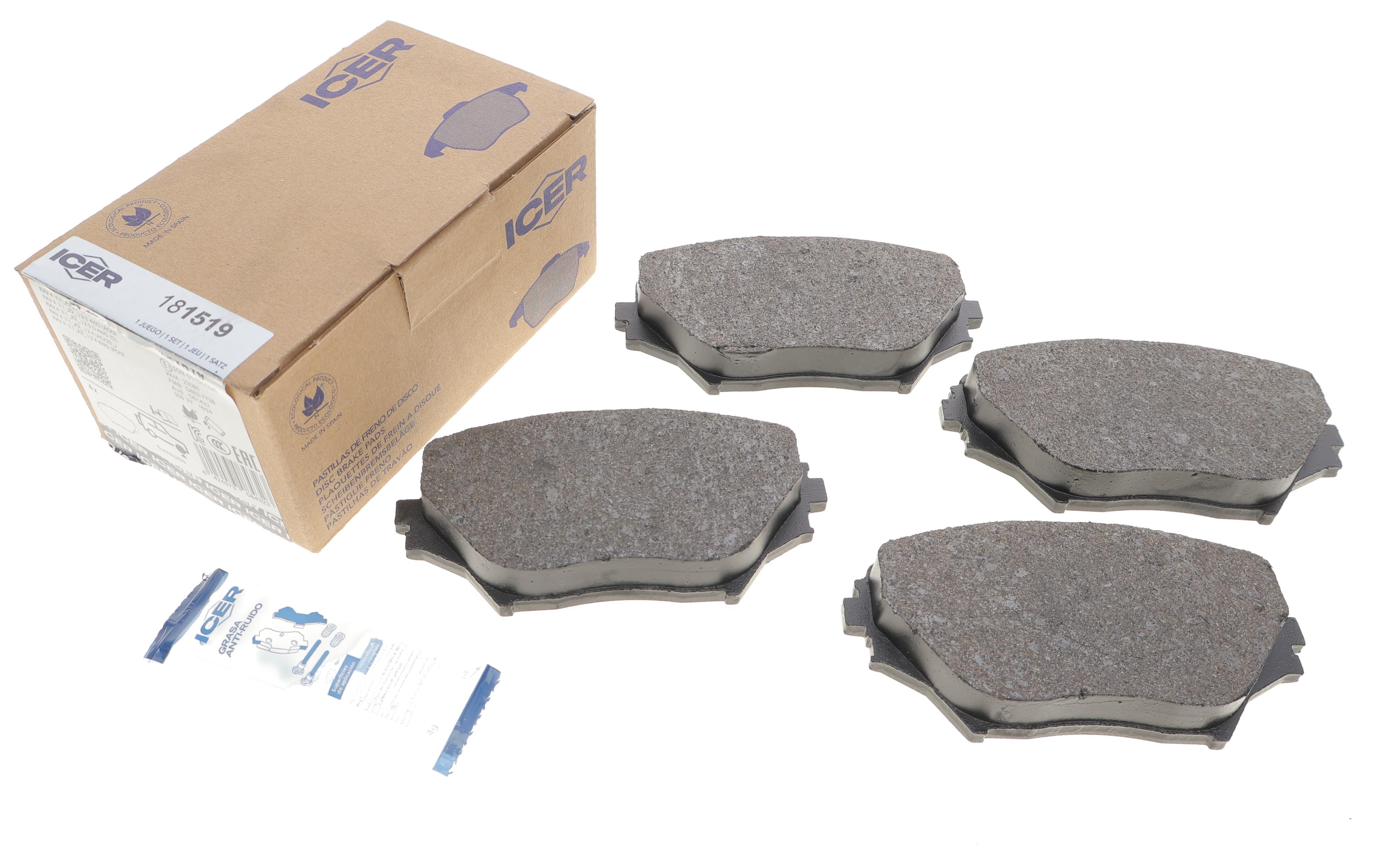 Колодки гальмівні (передні) Toyota Rav 4 II 00-05