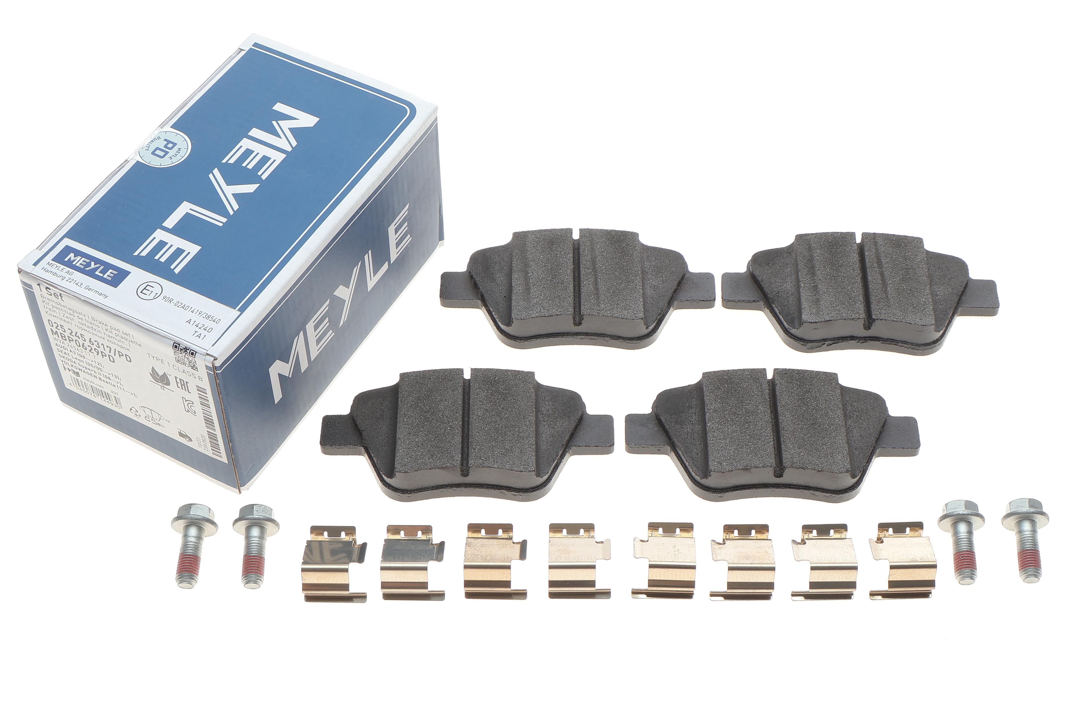 Колодки гальмівні (задні) VW Caddy 10- (Platinum)