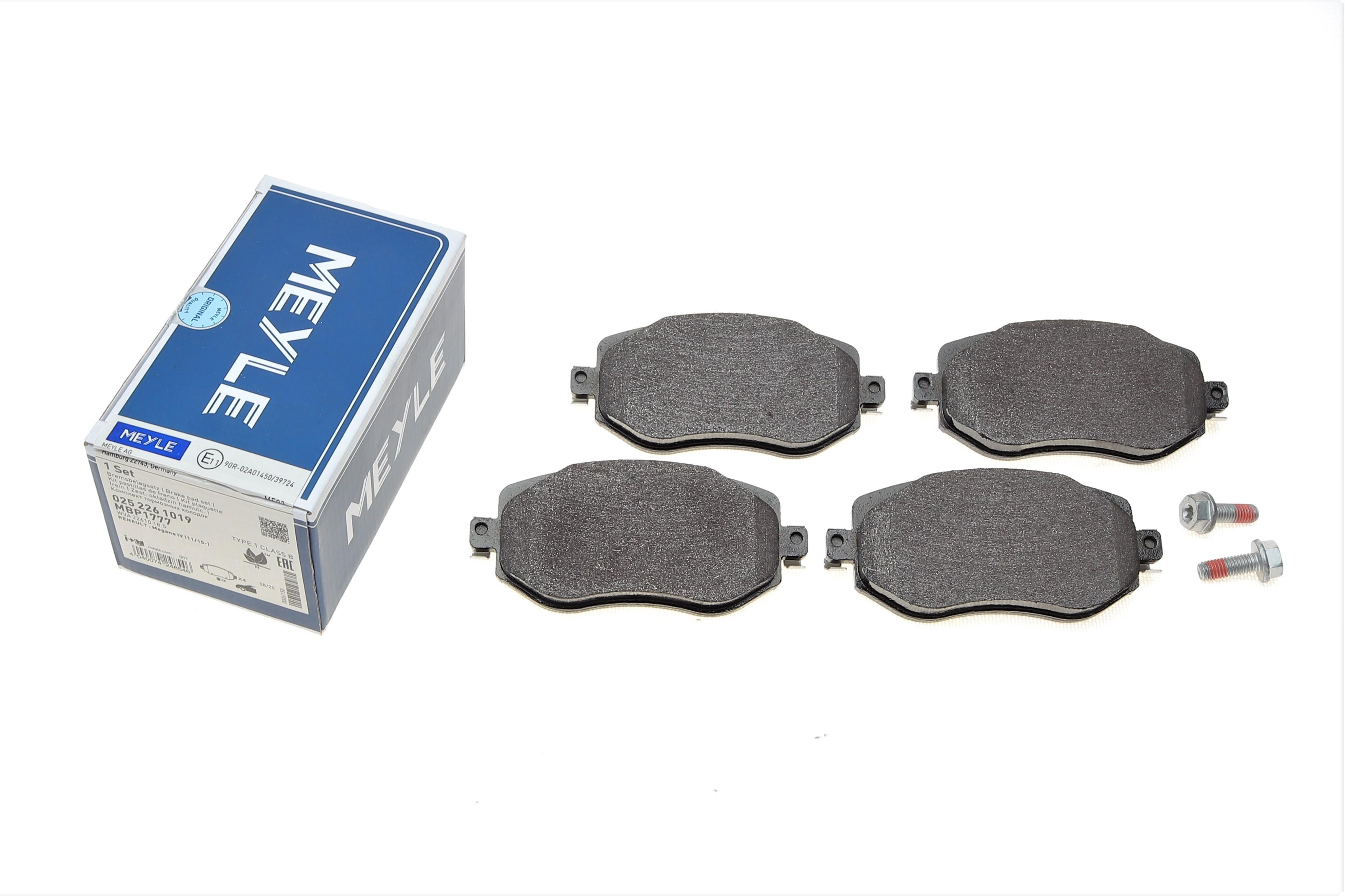 Колодки гальмівні (передні) Renault Megane IV 15-