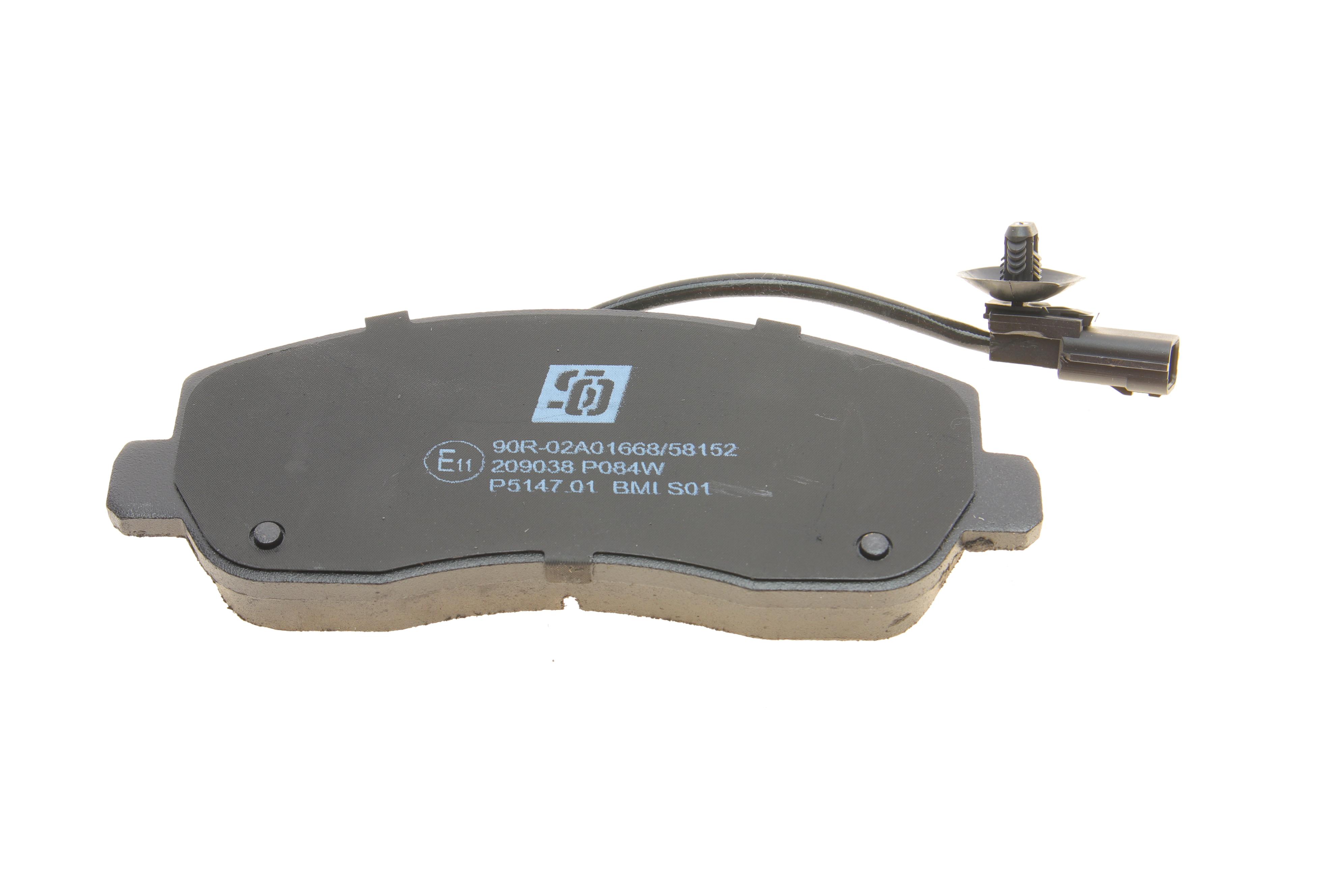 Колодки гальмівні (передні) Renault Master/Opel Movano 10- (з датчиком)