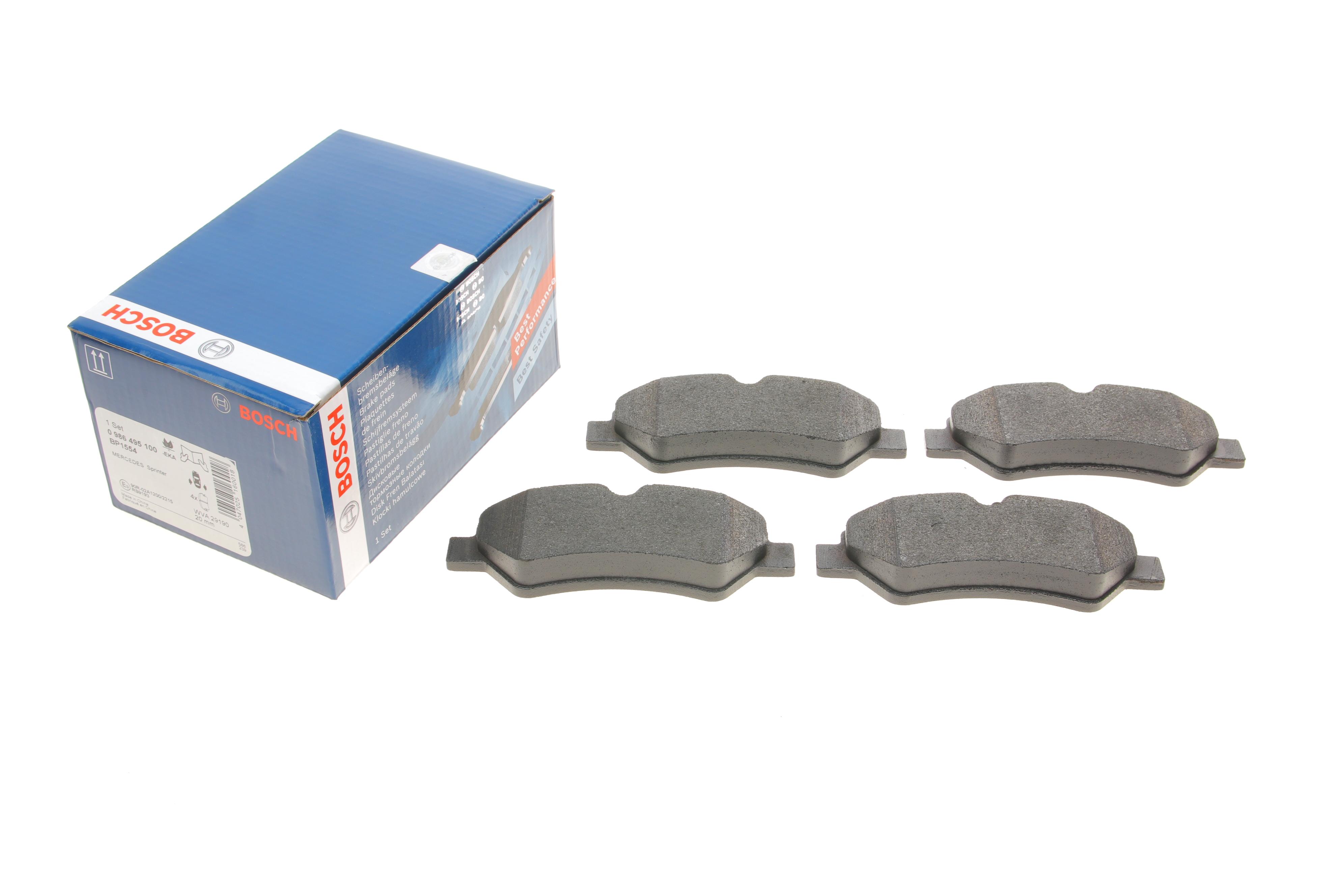 Колодки гальмівні (задні) MB Sprinter 209-319CDI/VW Crafter 06-