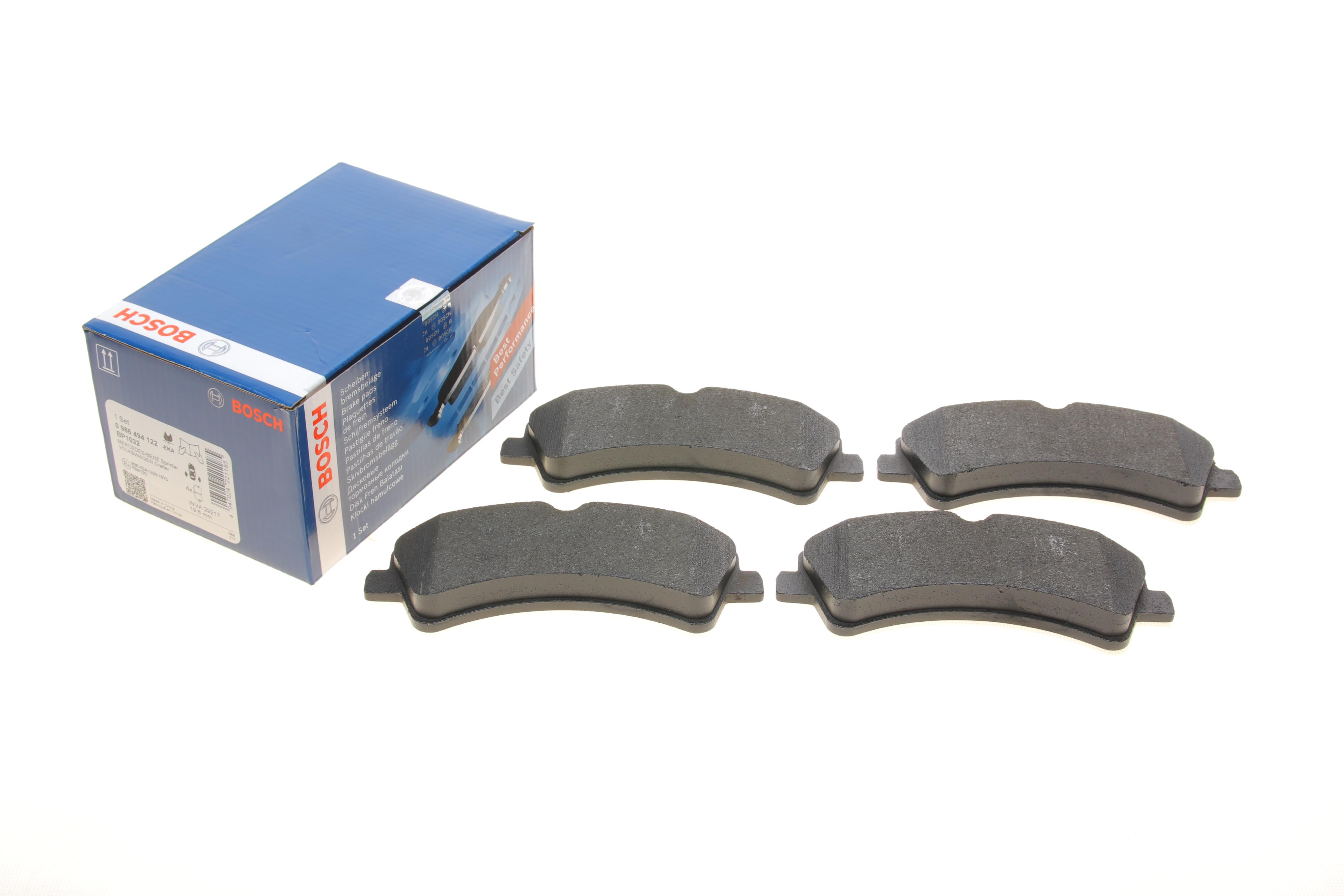 Колодки гальмівні (задні) MB Sprinter 509-519 CDI/VW Crafter 50 06- (спарка)