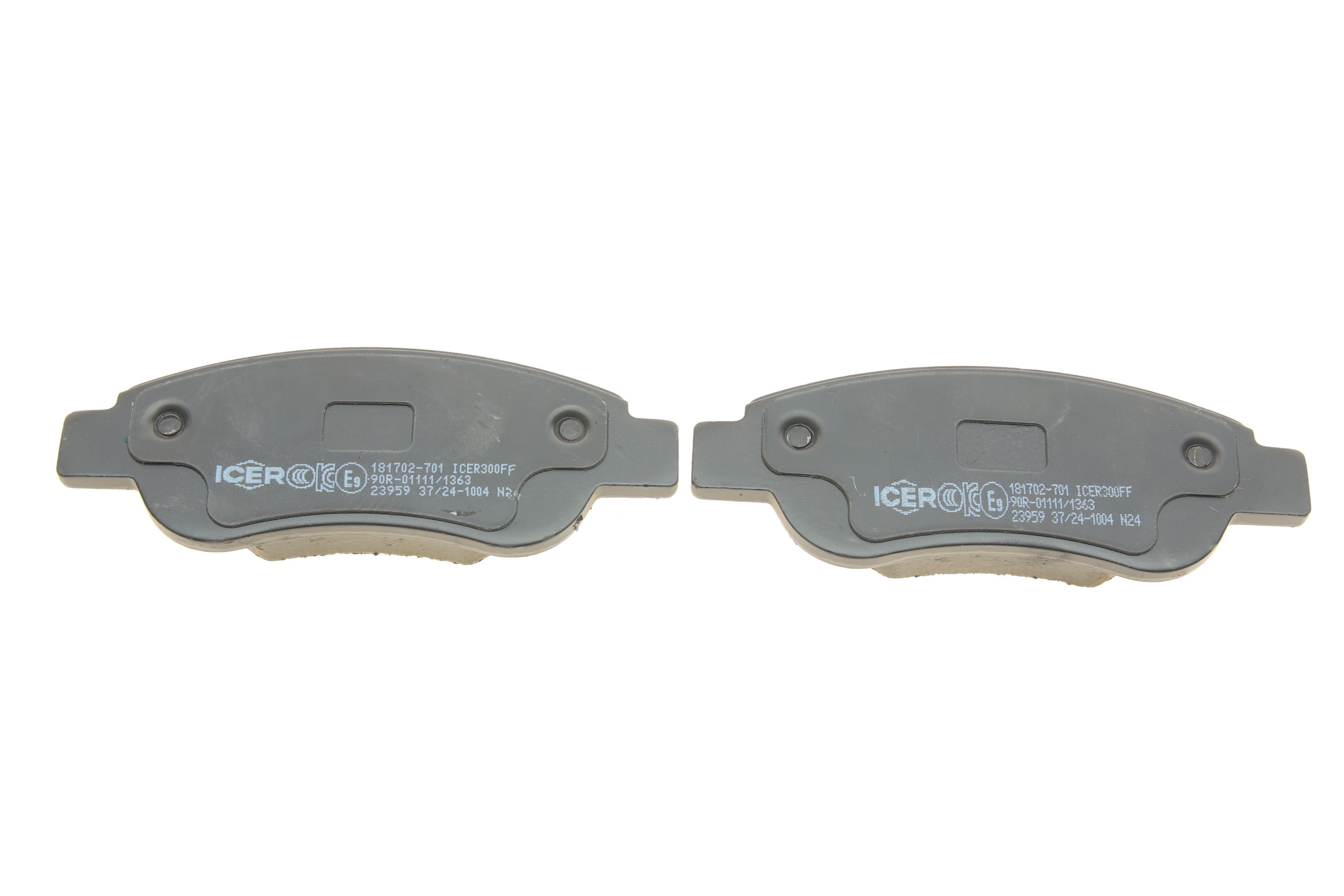 Колодки гальмівні (передні) Citroen С1/Peugeot 107 05-/108 14-/Toyota Aygo 05-