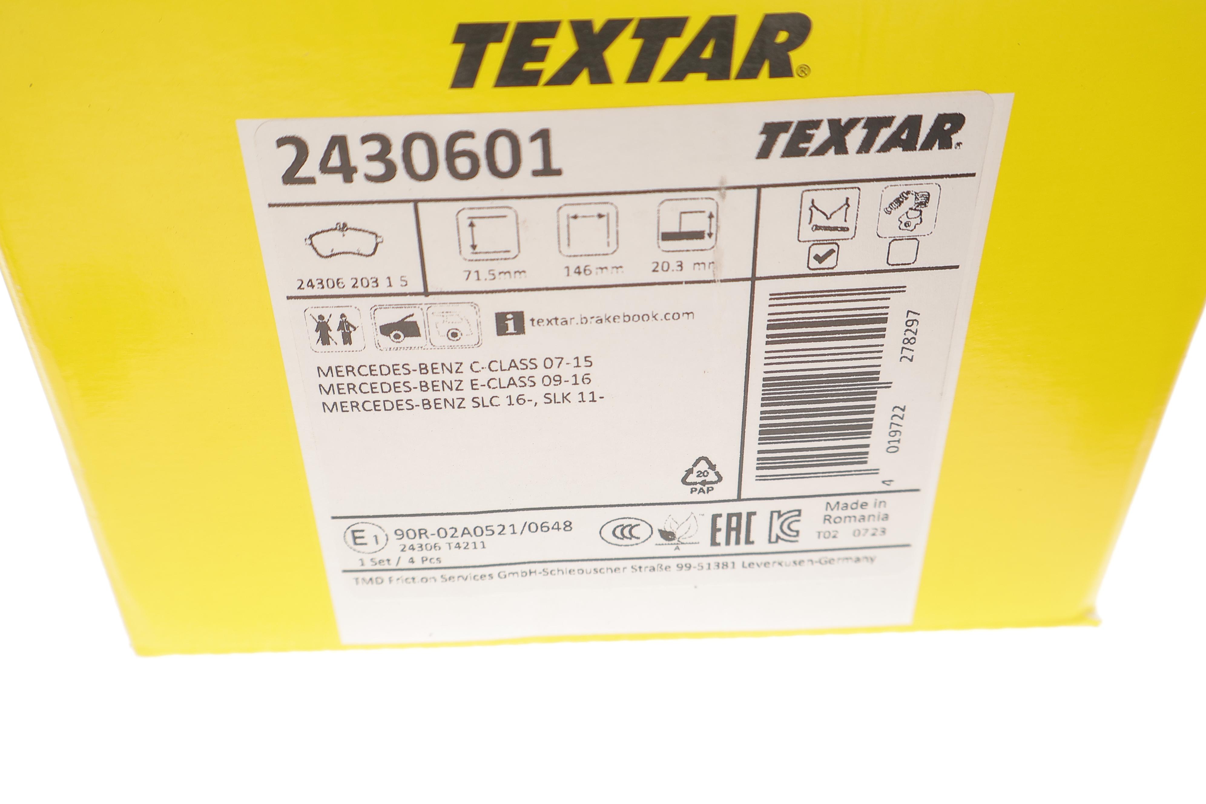 Колодки гальмівні (передні) MB C-class (S204/W204)/E-class (S212/W212) 07- (Lucas) Q+