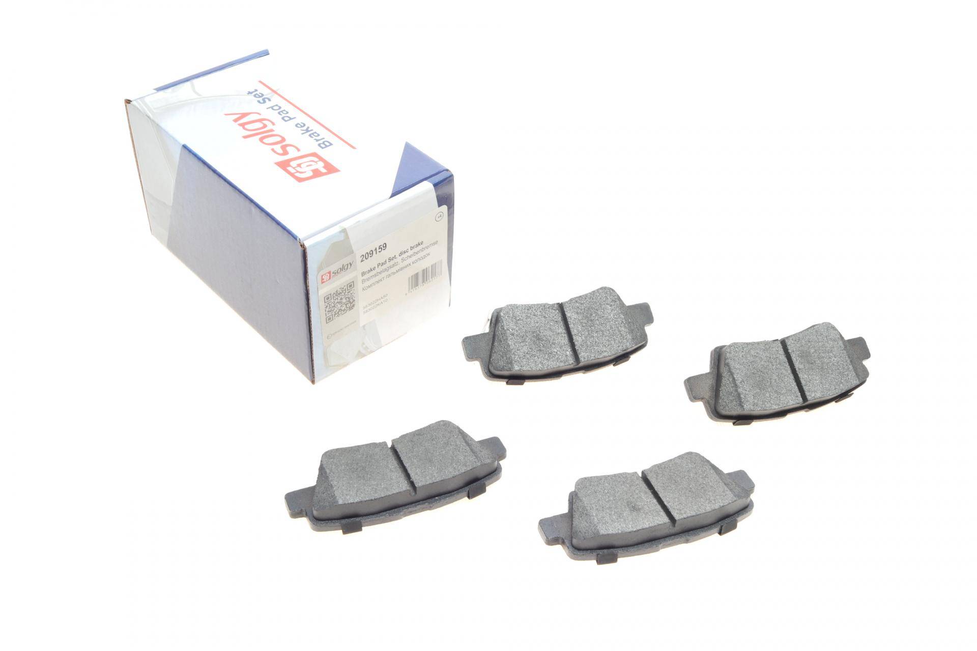 Колодки гальмівні (задні) Hyundai Elantra/Sonata/Tucson/i40 04-