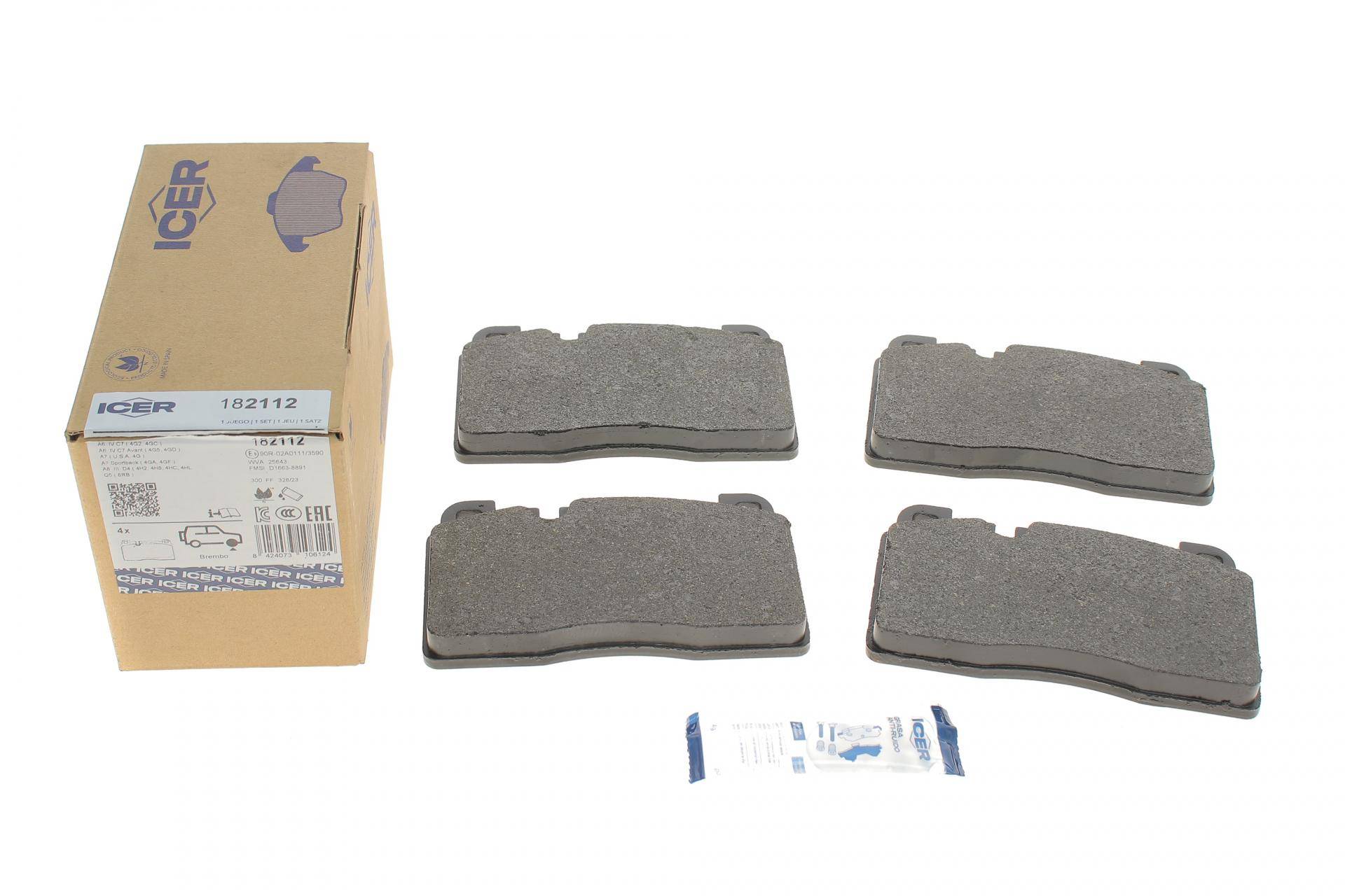 Колодки гальмівні (передні) Audi A6/A7 10-18/Q5 08-17/Porsche Macan 14-