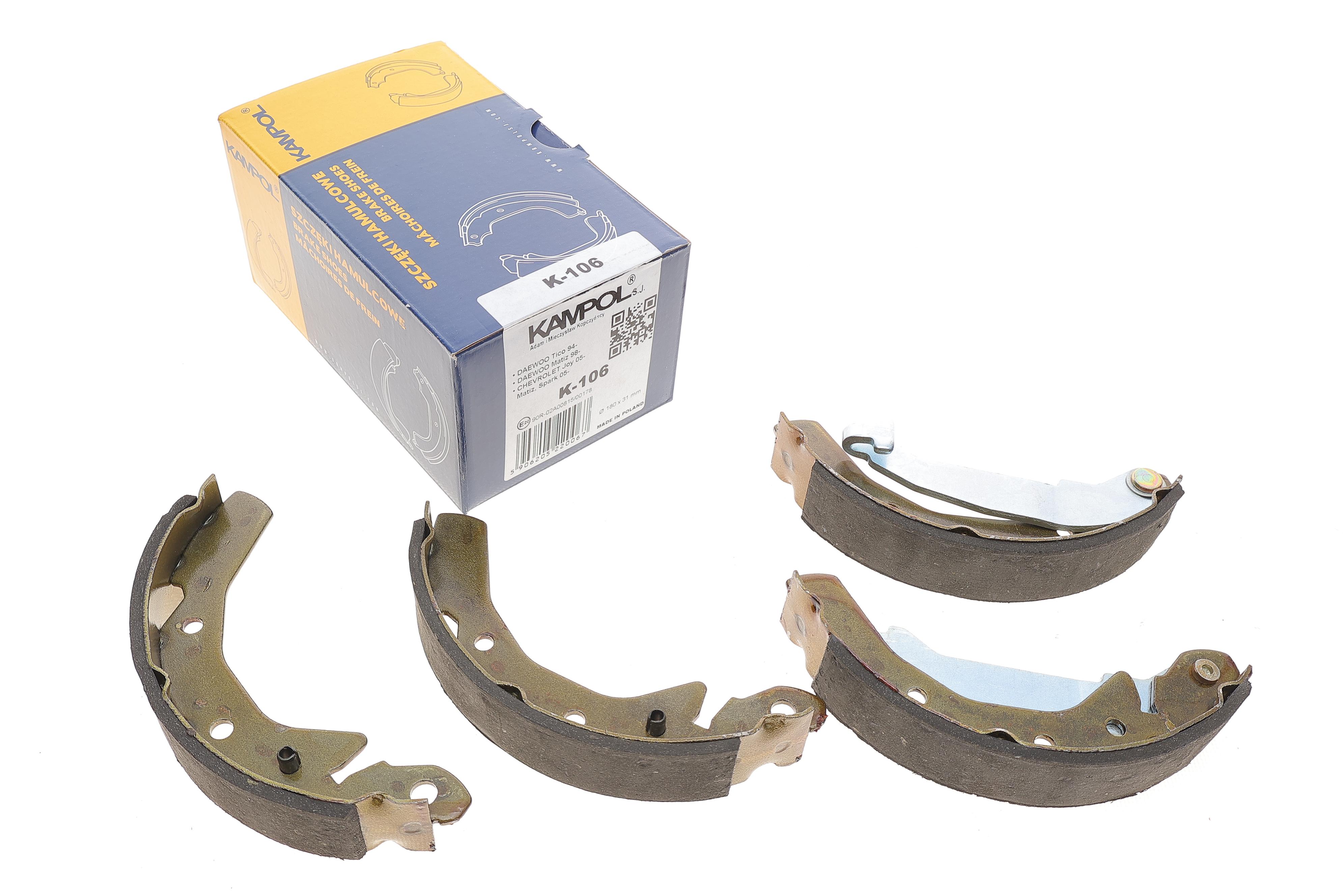 Колодки гальмівні (задні) Daewoo Matiz 98- (барабанні) (180x30)