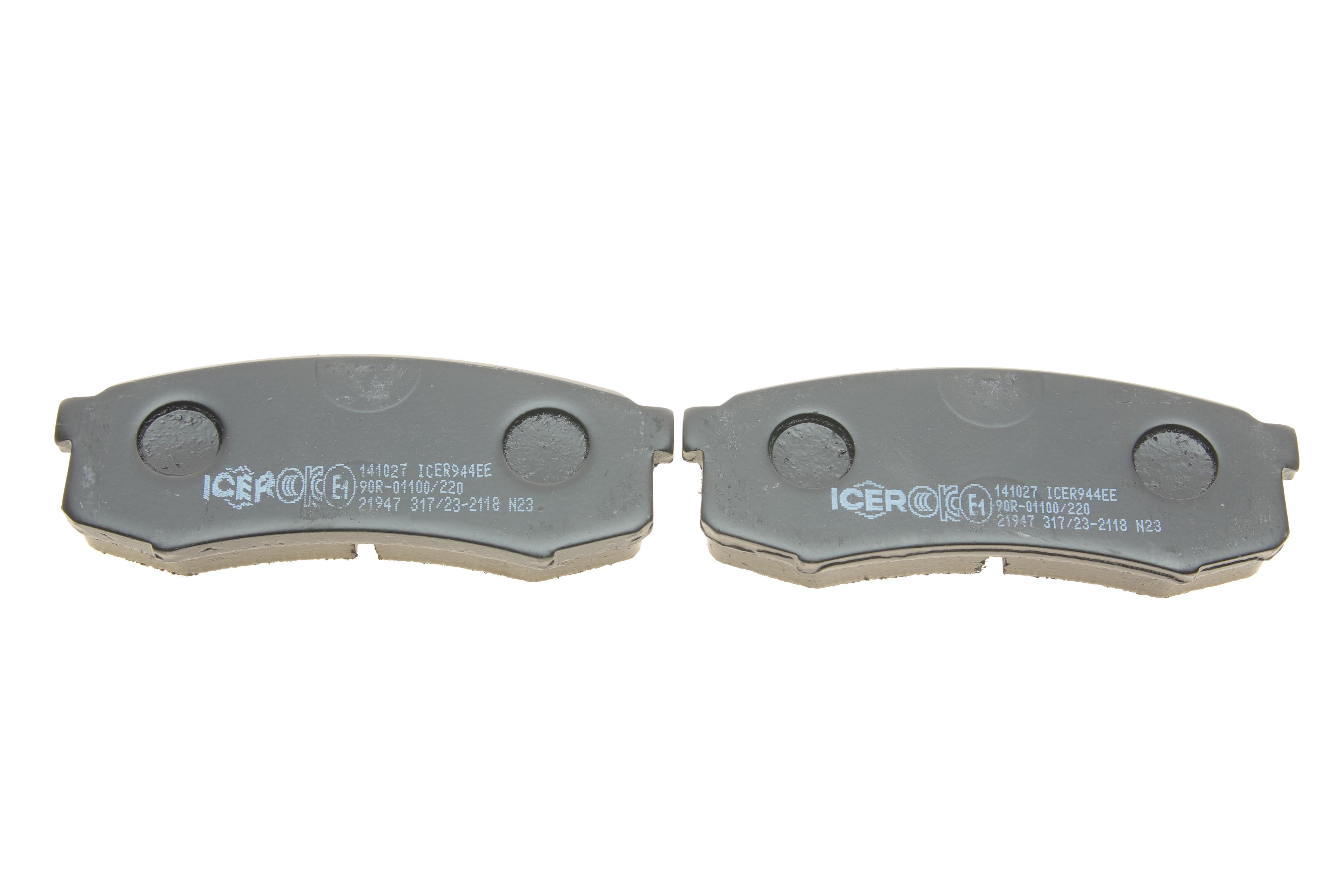 Колодки гальмівні (задні) Mitsubishi Pajero IV 06-/Toyota Land Cruiser 84-/Prado 02-/Lexus GX 01-