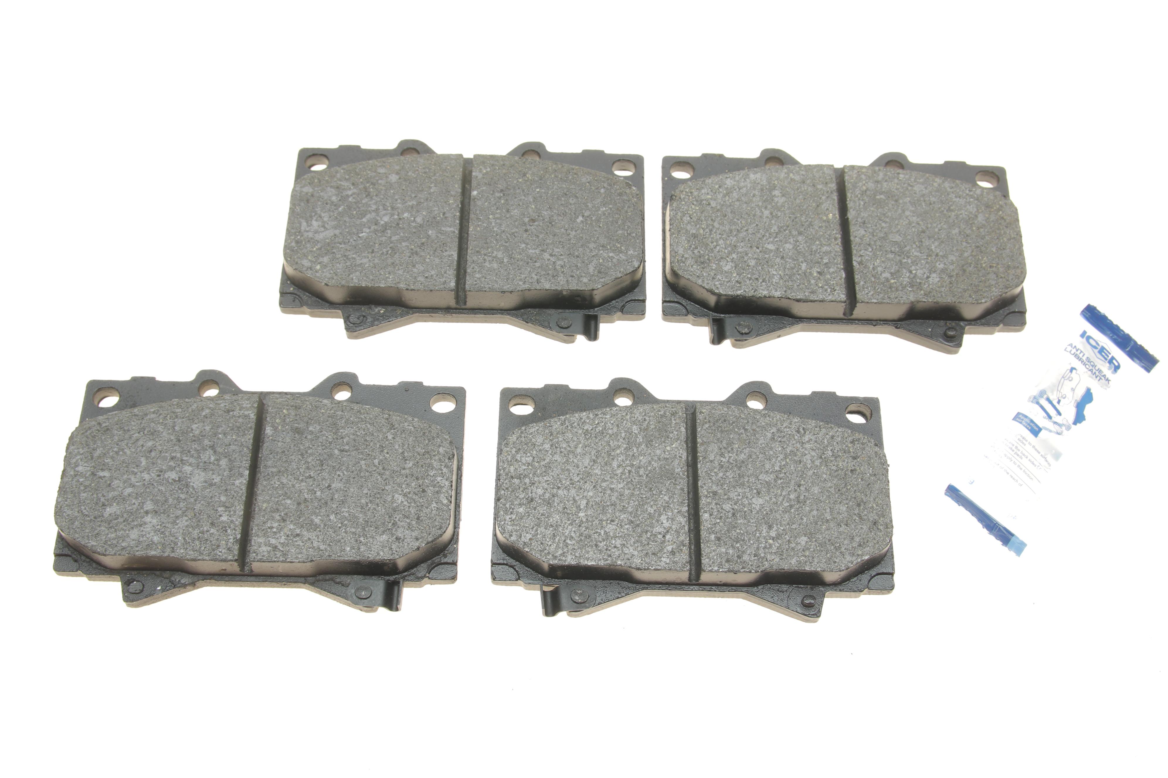 Колодки гальмівні (передні) Toyota Land Cruiser 100 98-07/Prado 02-10/Lexus LX 98-08