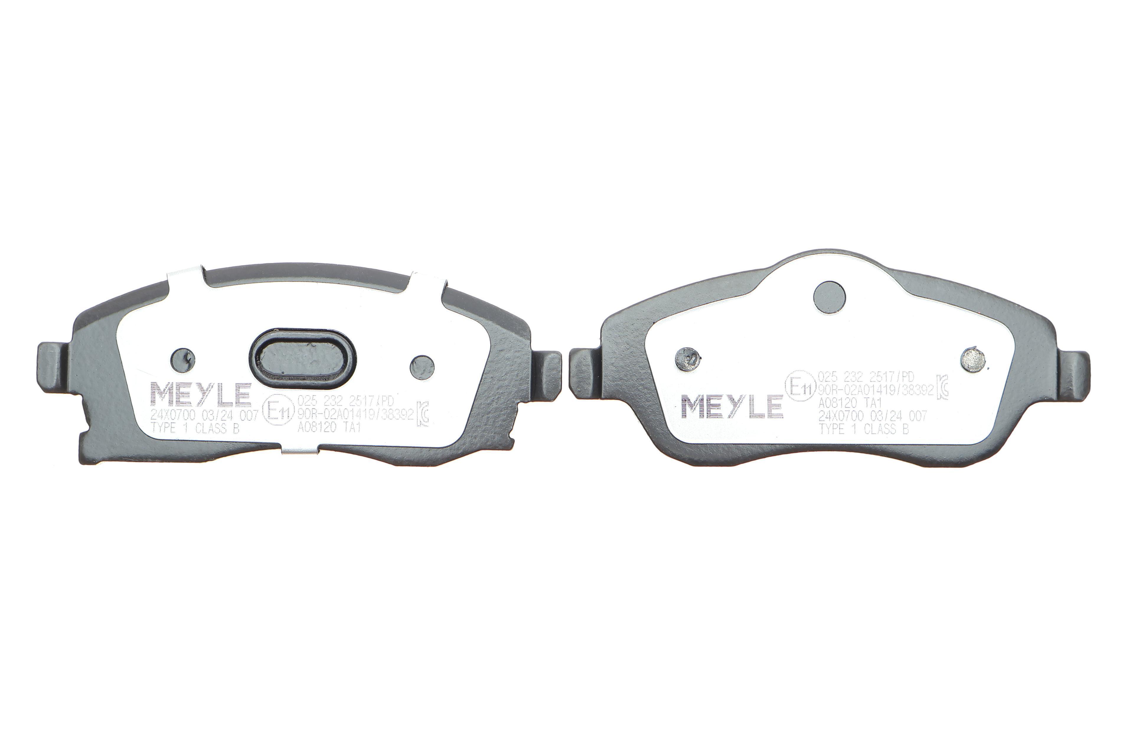 Колодки гальмівні (передні) Opel Combo 01-04