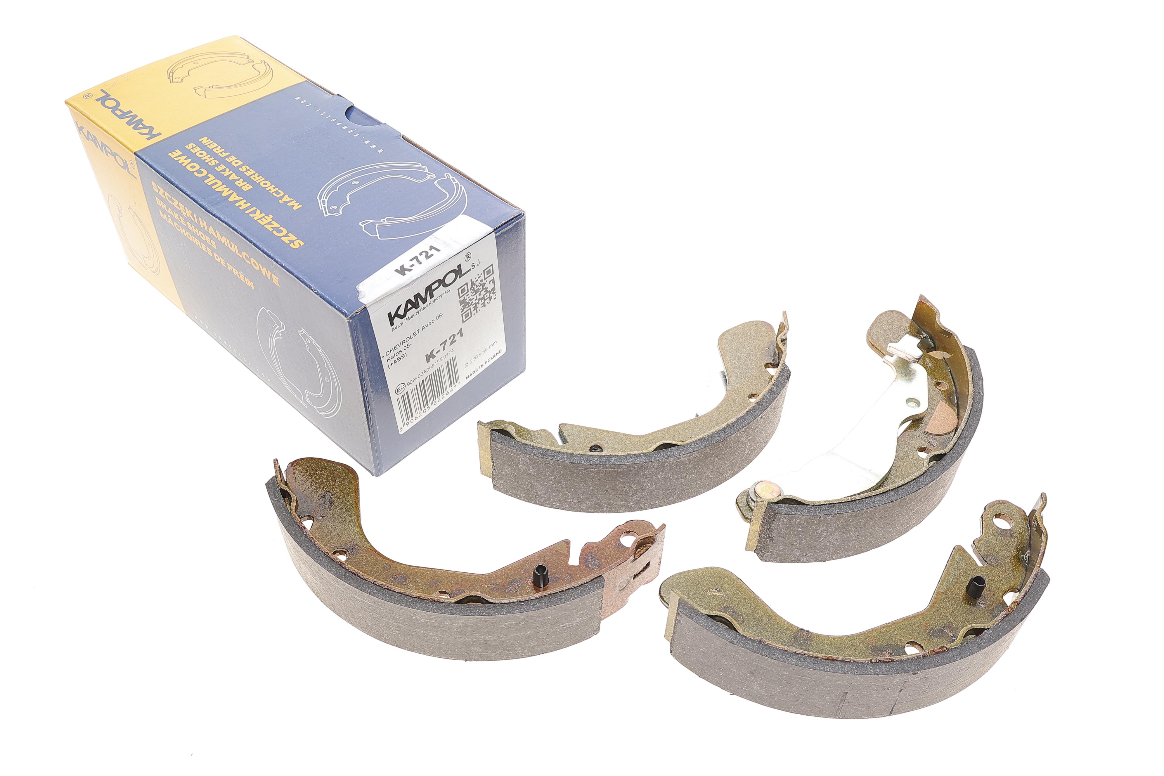 Колодки гальмівні (задні) Chevrolet Aveo 06- (барабанні) (200x36)