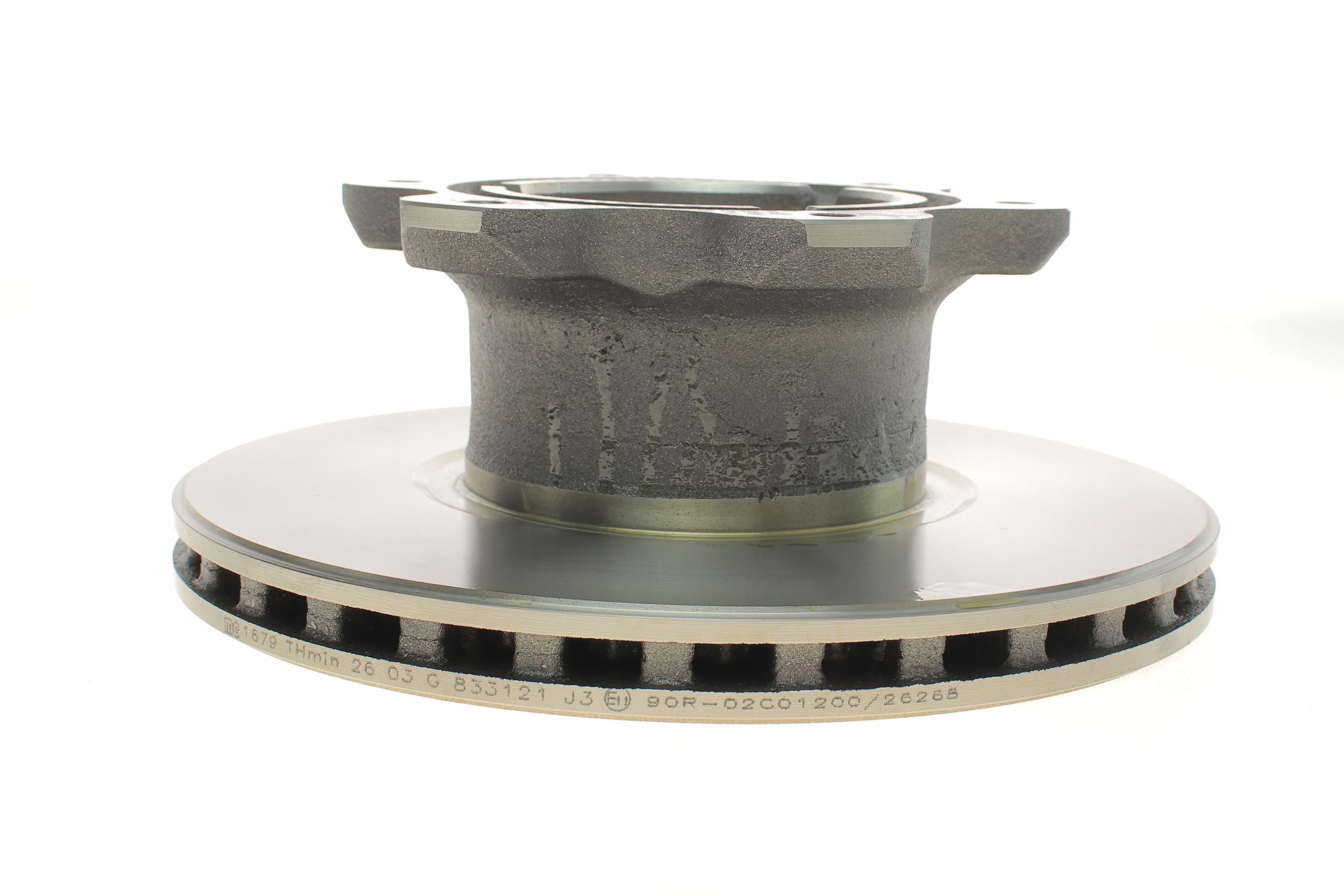 Диск гальмівний (задній) MB Vario 614 (324х30) (+ABS) (вентильований)