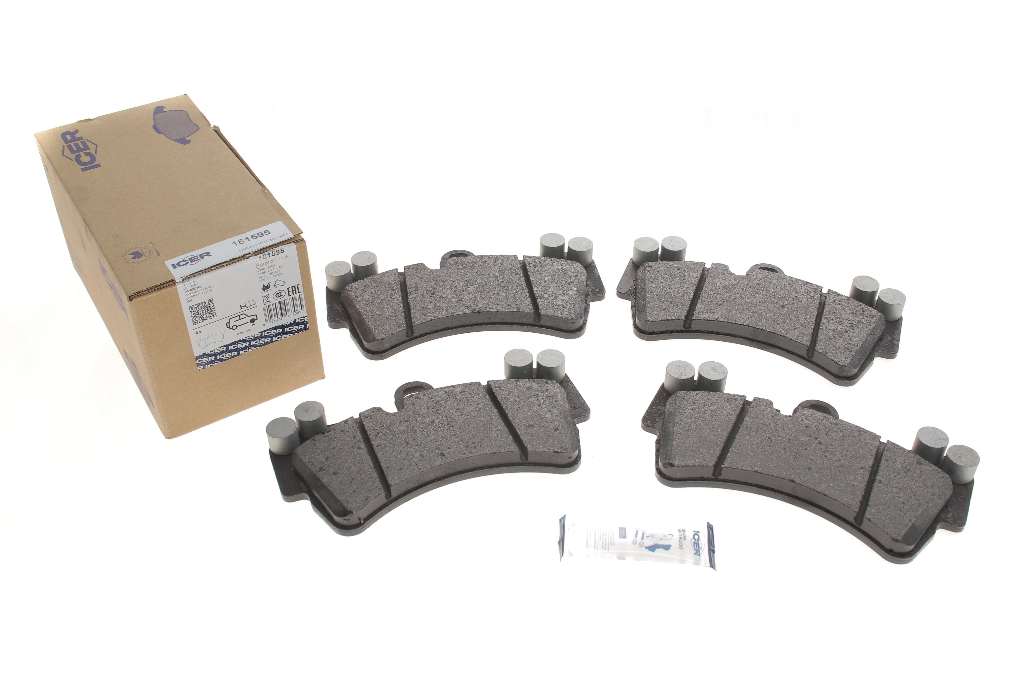 Колодки гальмівні (передні) Audi Q7 06-15/Porsche Cayenne/VW Touareg 02-10