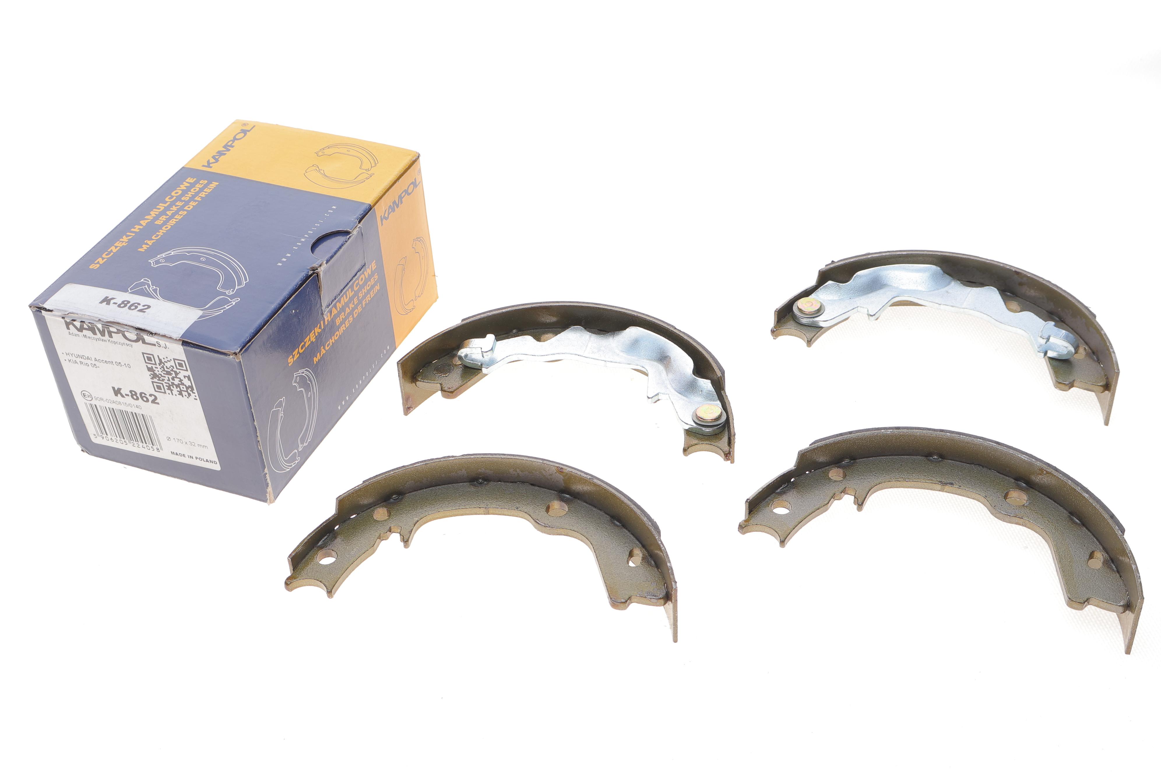 Колодки ручника Hyundai Accent III 05-10/Kia Rio II 05- (170x32)