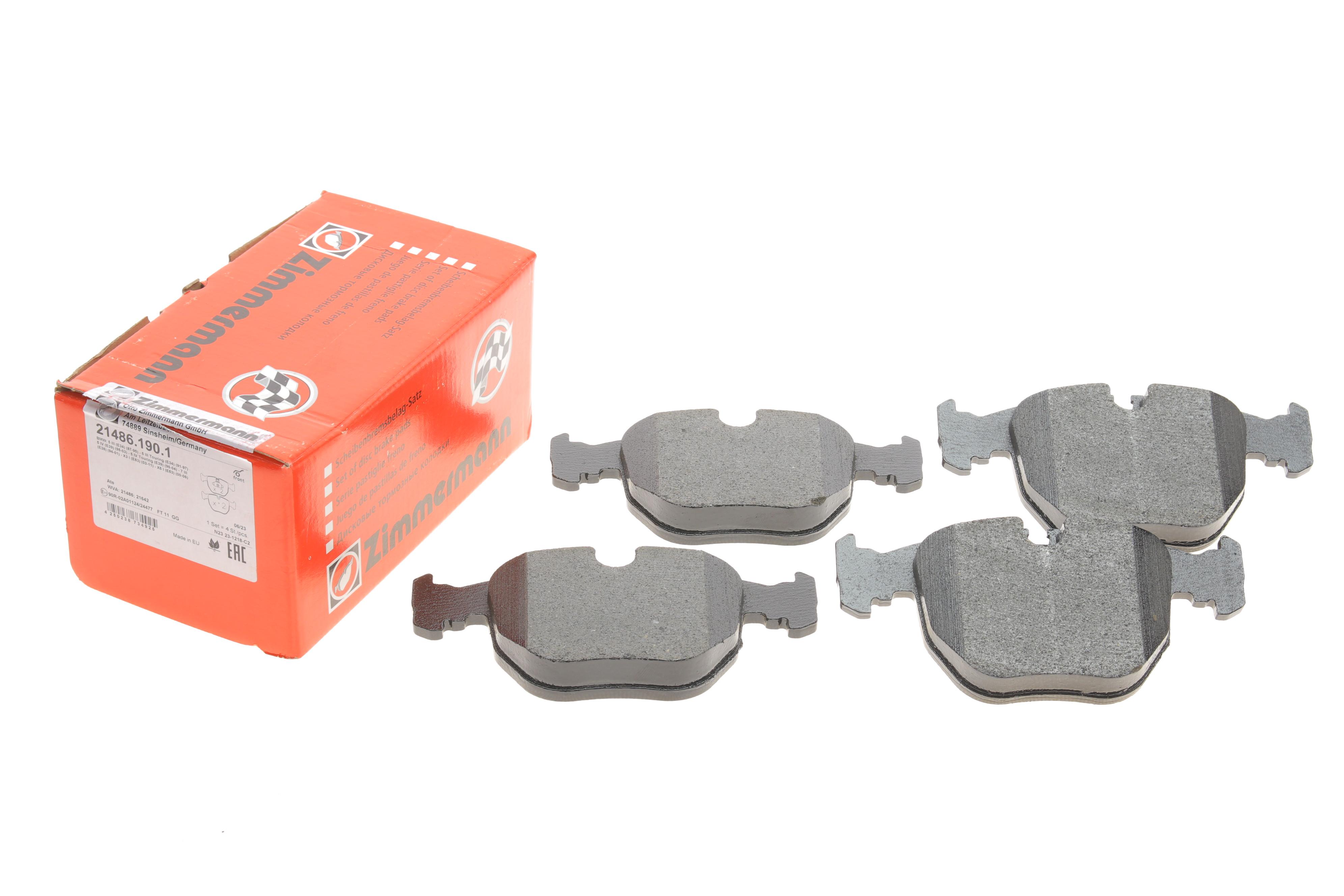 Колодки гальмівні (передні) BMW 5 (E39)/7 (E38) 94-04 (Ate-Teves)