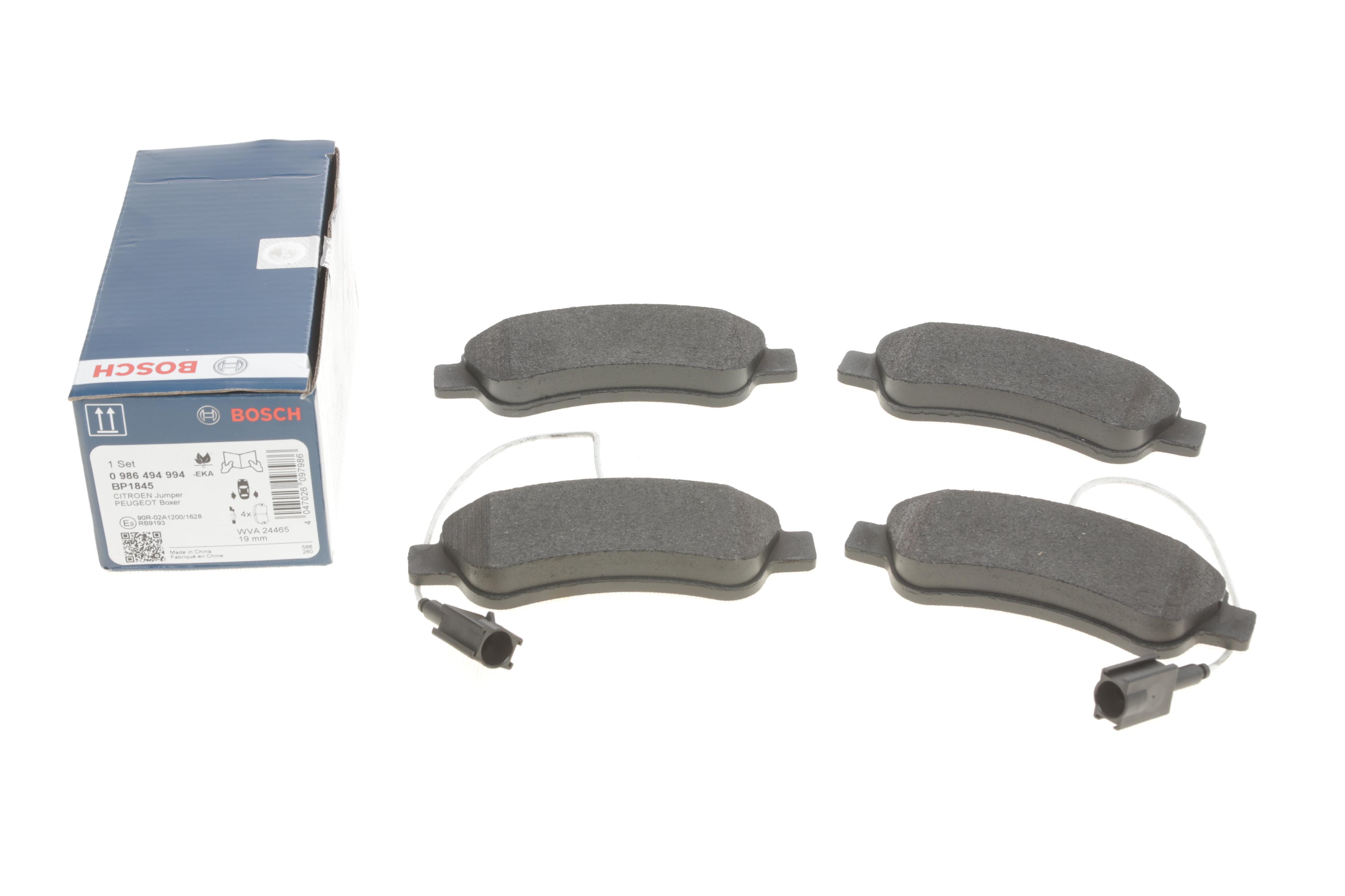 Колодки гальмівні (задні) Citroen Jumper/Fiat Ducato/Peugeot Boxer 06- (+датчики)