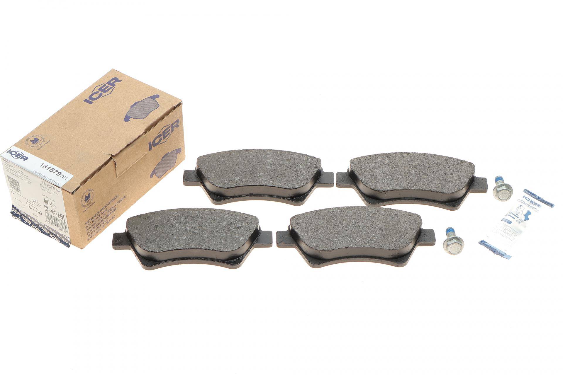 Колодки гальмівні (передні) Renault Kangoo 01-