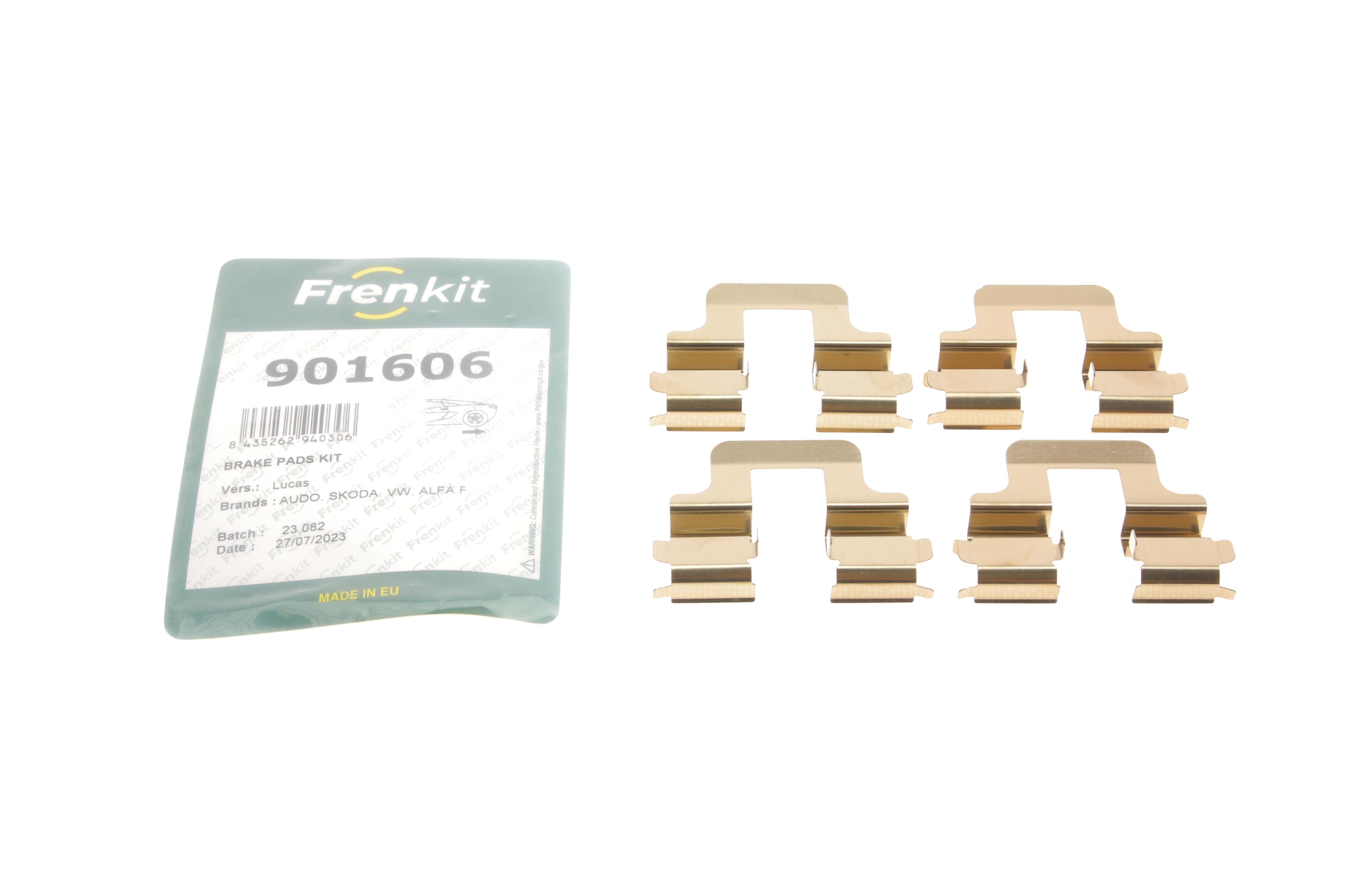 Планка супорта (заднього) прижимна (к-кт) VW Caddy III 04-15 (Lucas)