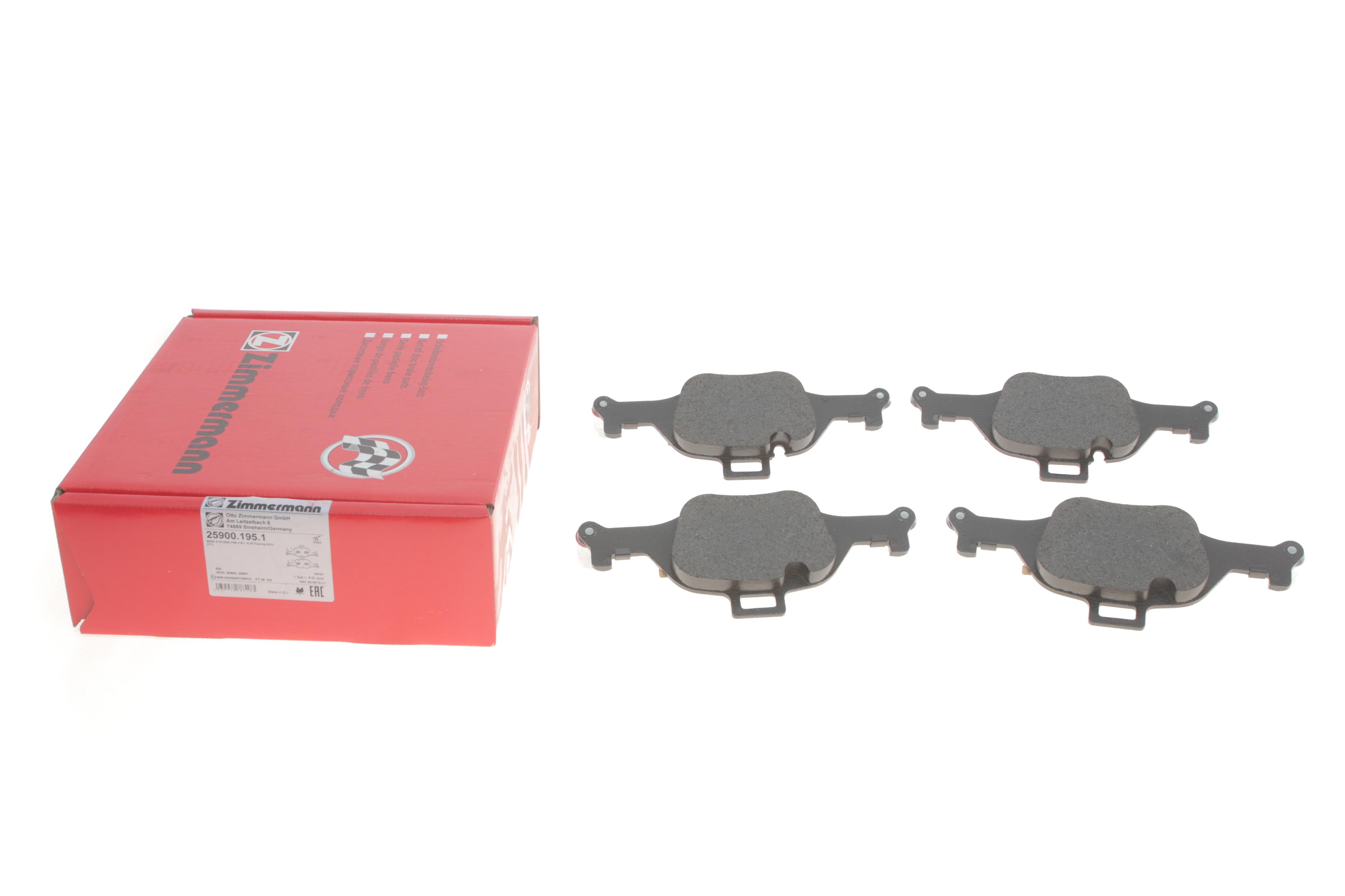 Колодки гальмівні (передні) BMW 3/5/7/X3/X4/X5/X6 17- (Ate)