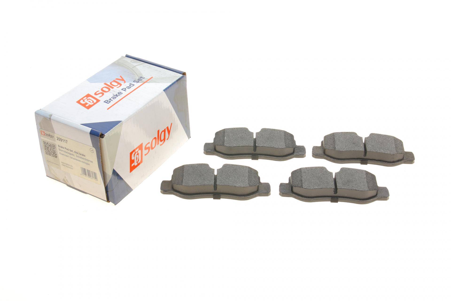 Колодки гальмівні (задні) MB Vito (W447) 14- (Brembo)