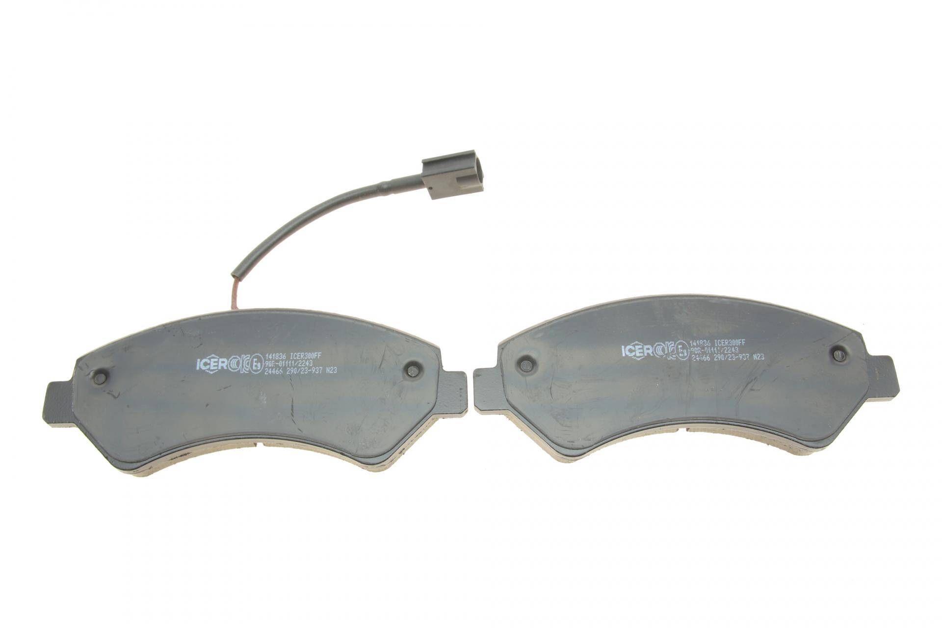 Колодки гальмівні (передні) Citroen Jumper/Fiat Ducato/Peugeot Boxer 06- R16 (+датчик)