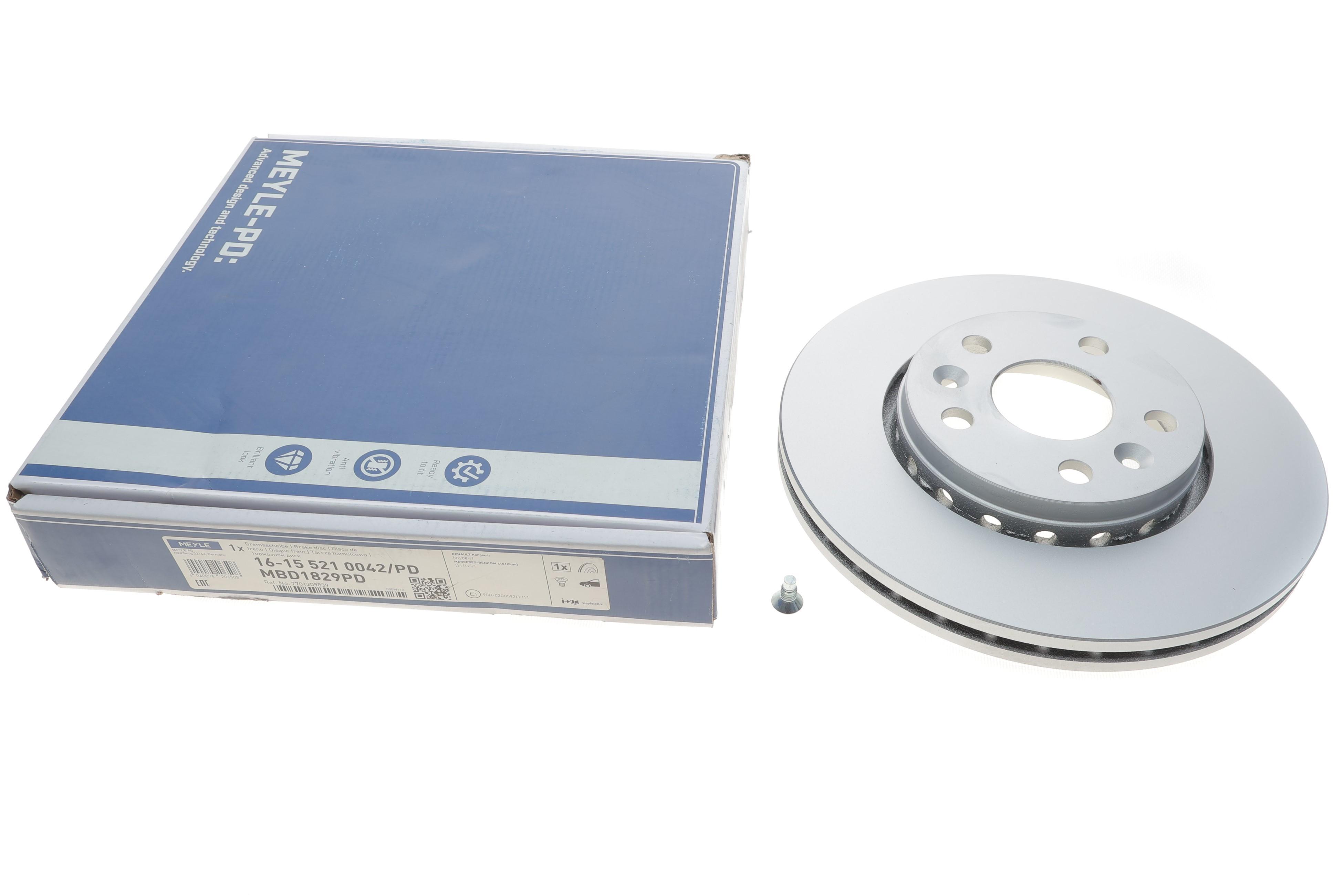 Диск гальмівний (передній) Renault Kangoo 08- (280x24)